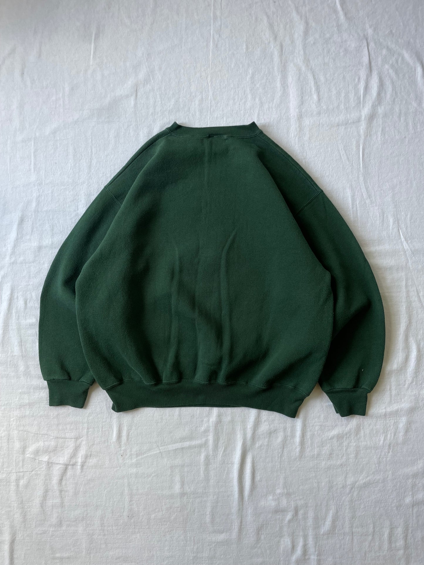 Vintage Notre Dame Green Crewneck XLarge