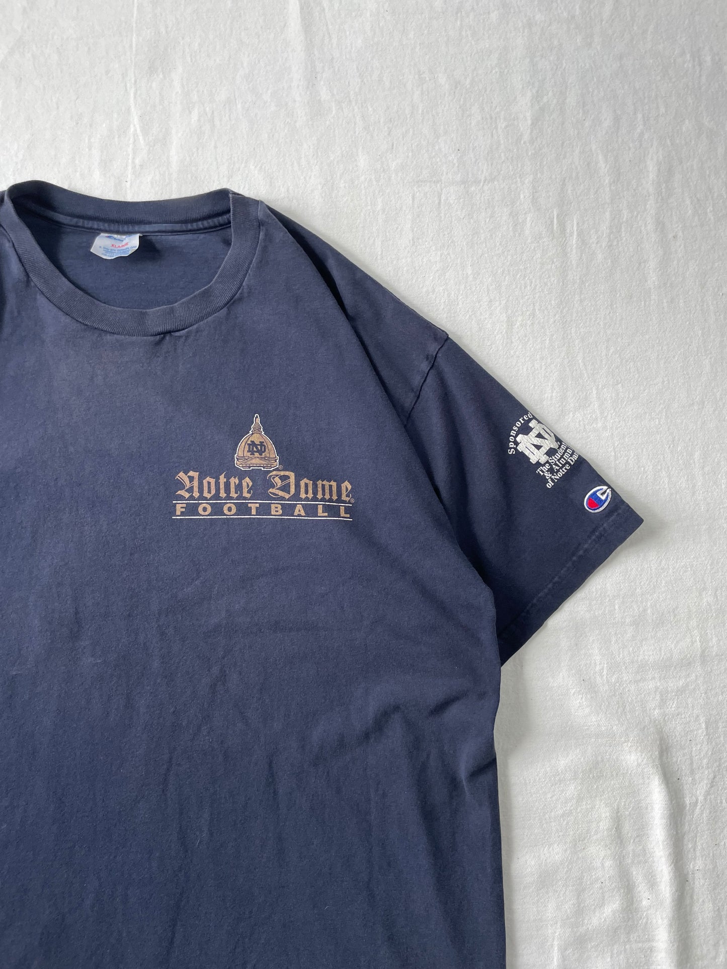 Vintage Notre Dame Shake Down The Thunder “The Shirt” XLarge