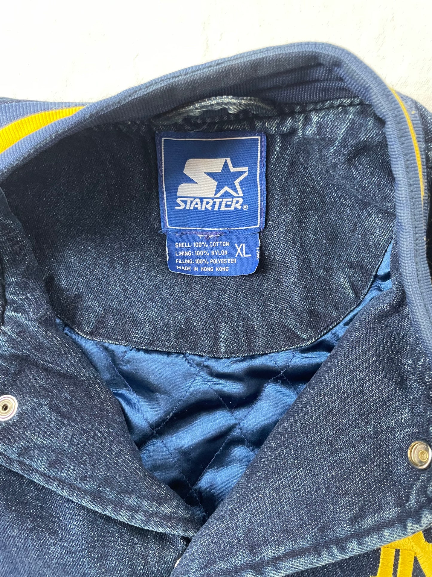 Vintage Notre Dame Denim Jacket XLarge