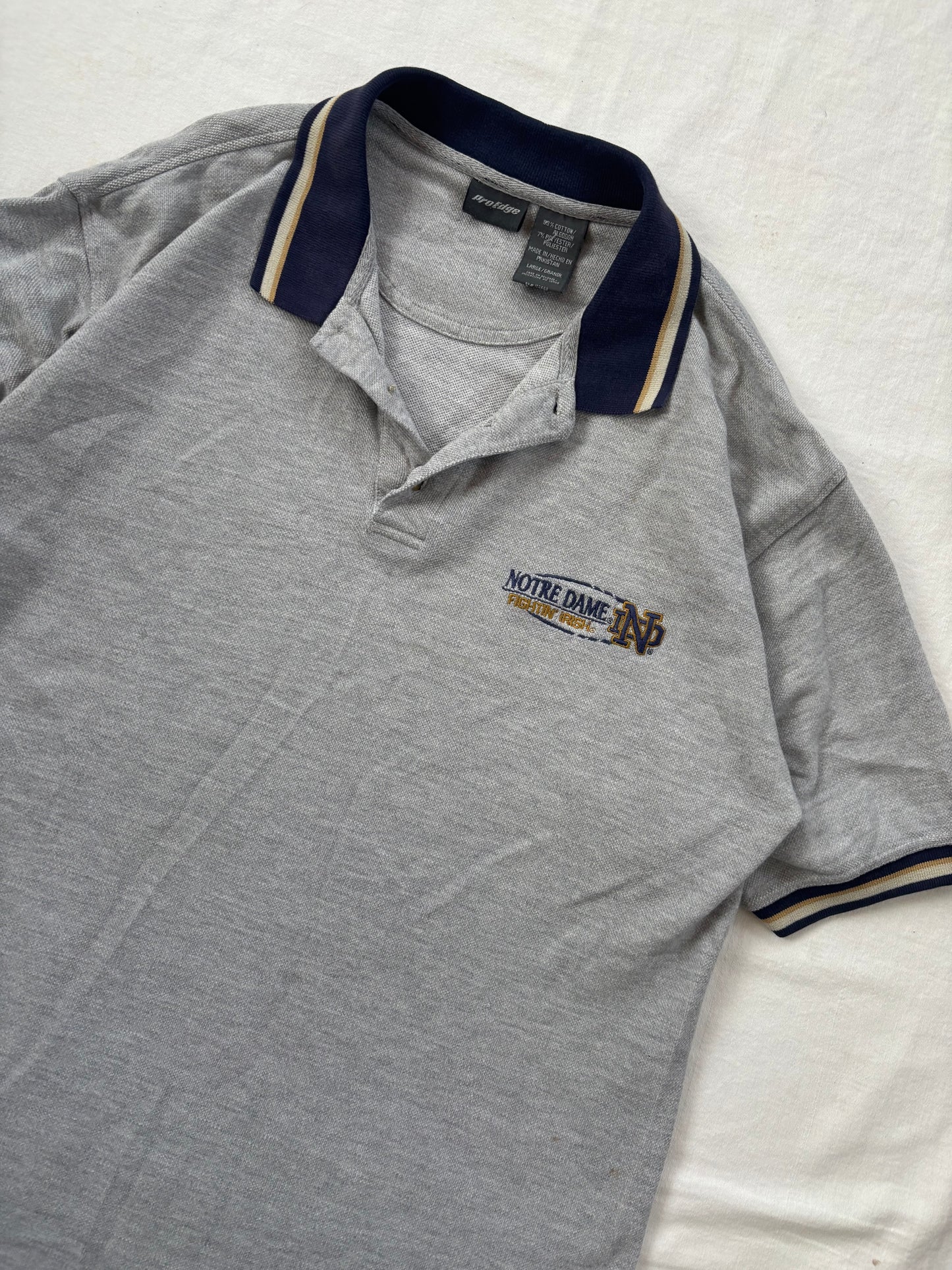 Vintage Notre Dame Polo Large