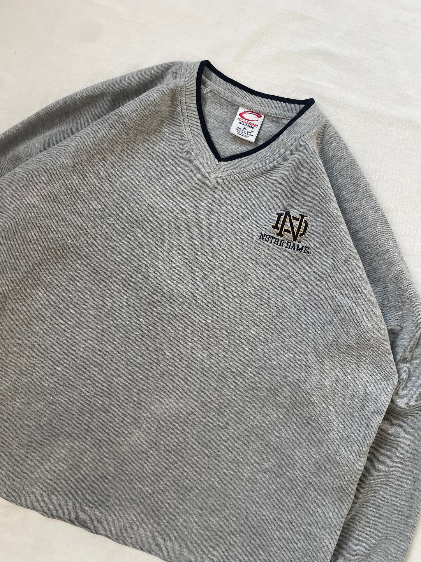 Vintage Notre Dame Sweatshirt XLarge