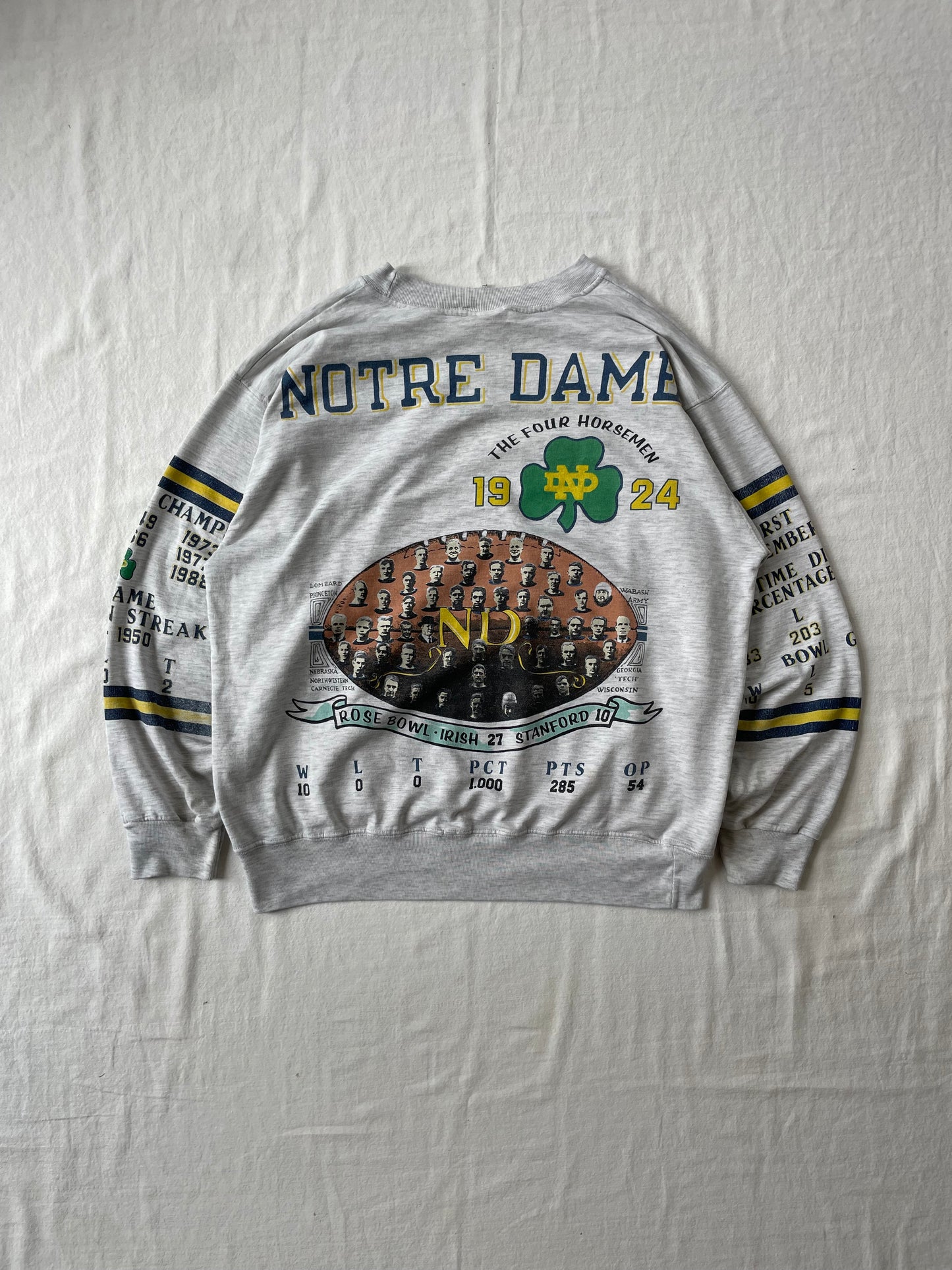 Vintage Notre Dame Championship Crewneck Medium
