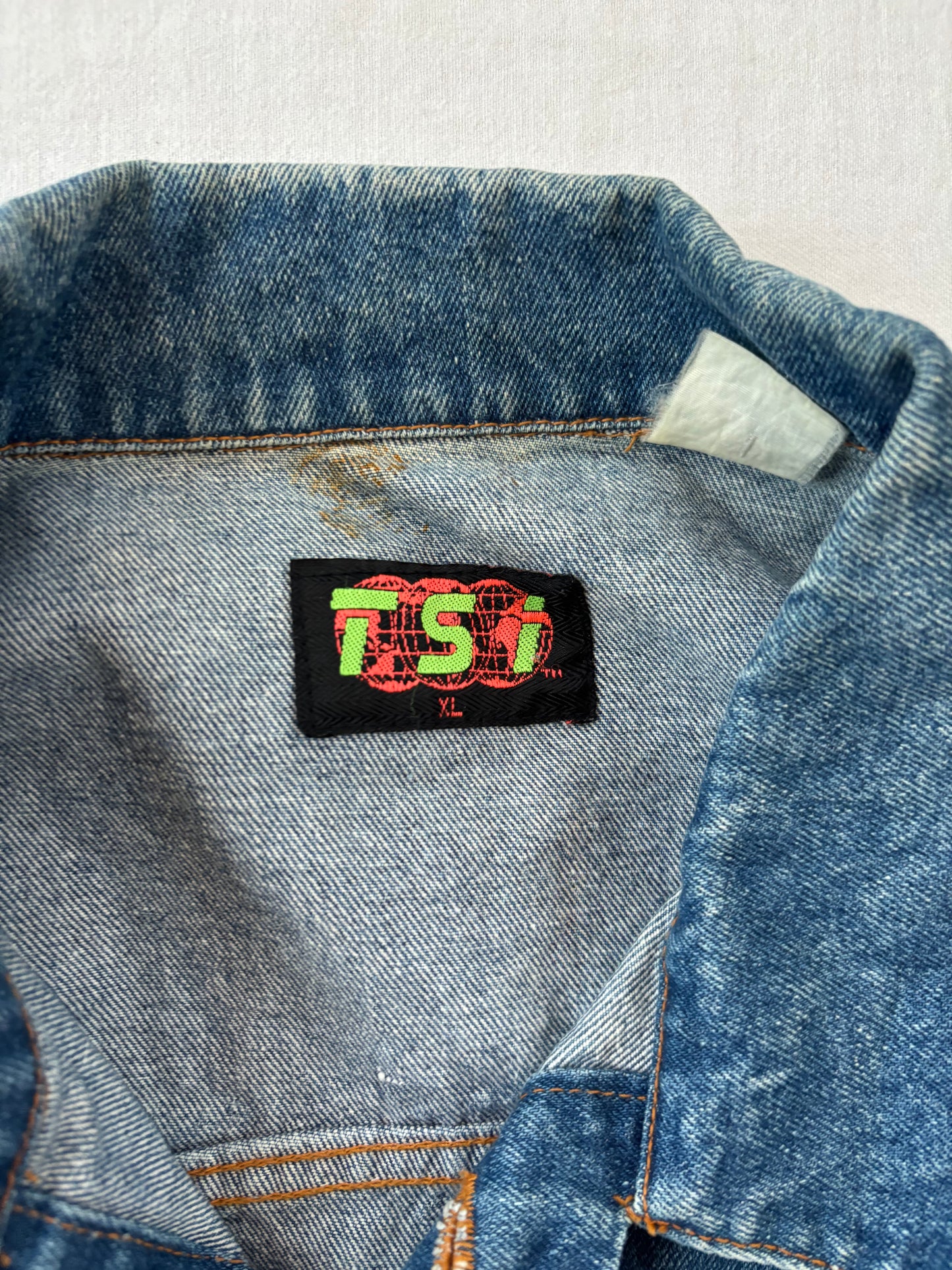 Vintage Notre Dame Denim Jacket XLarge