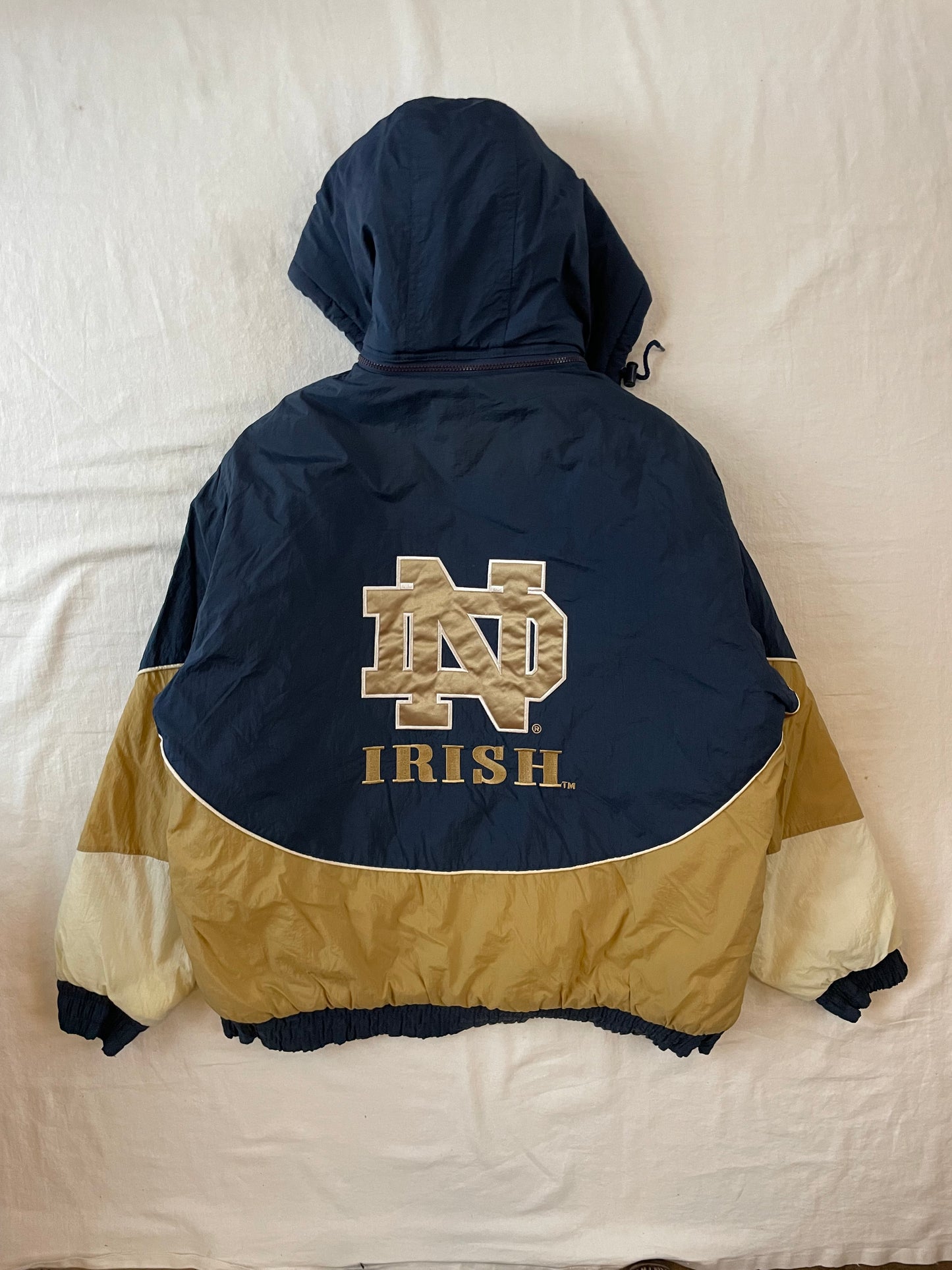 Vintage Notre Dame Puffer Jacket XLarge