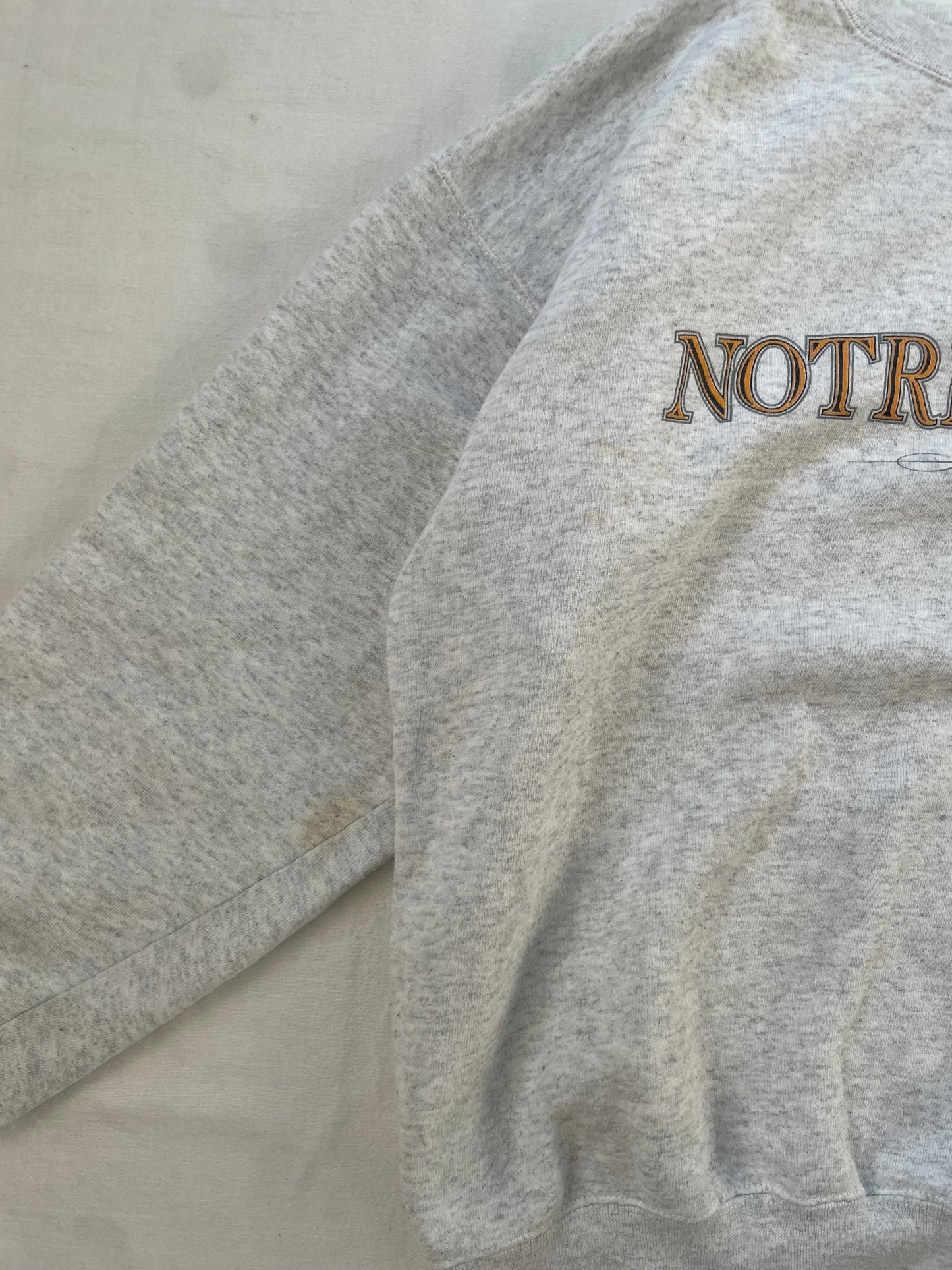 Vintage Notre Dame Crewneck Large