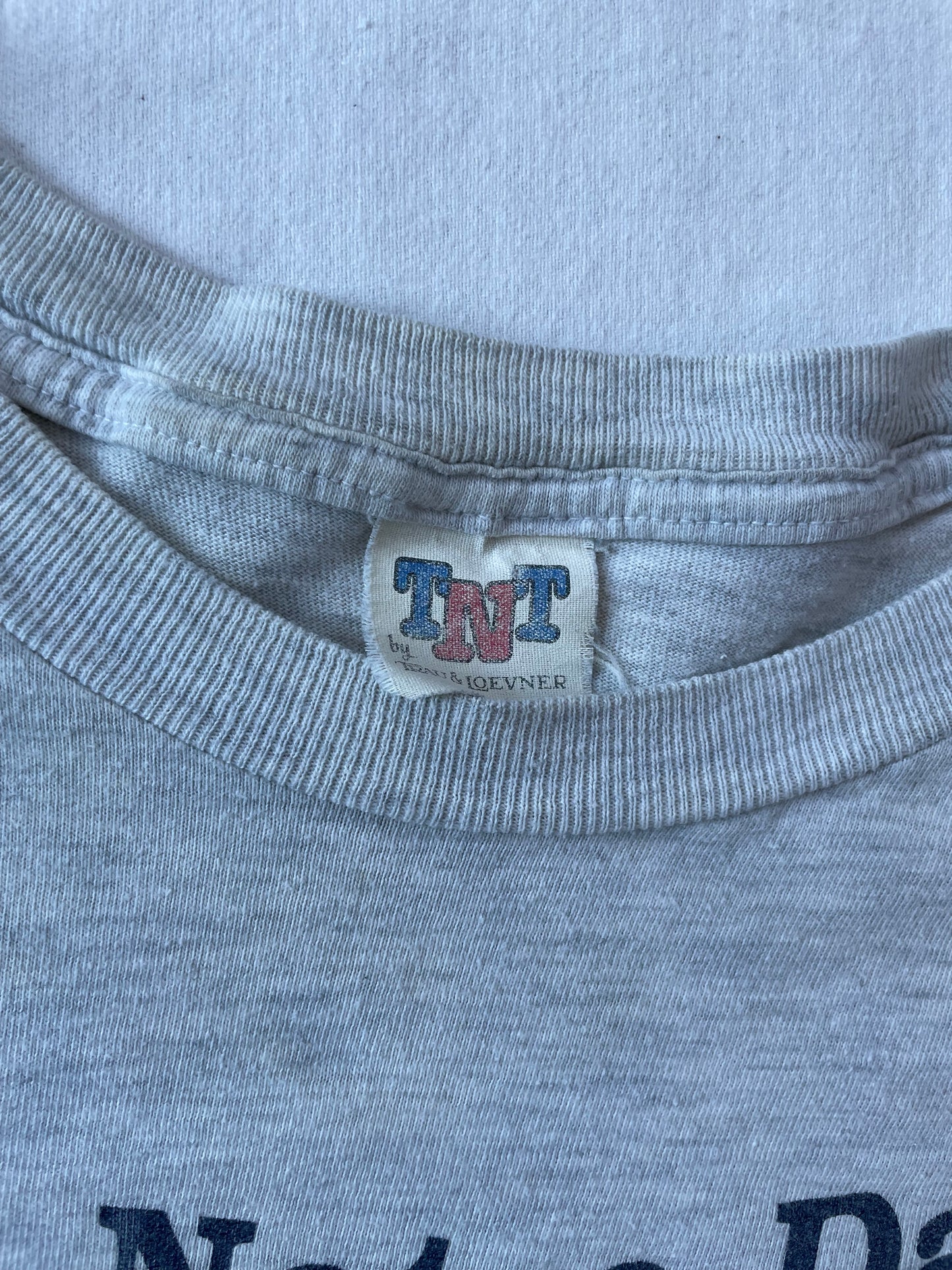 Vintage Notre Dame Teddy Bear Tee XLarge