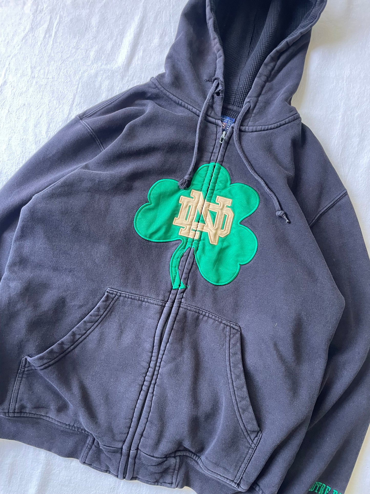 Vintage Notre Dame Clover Hoodie
