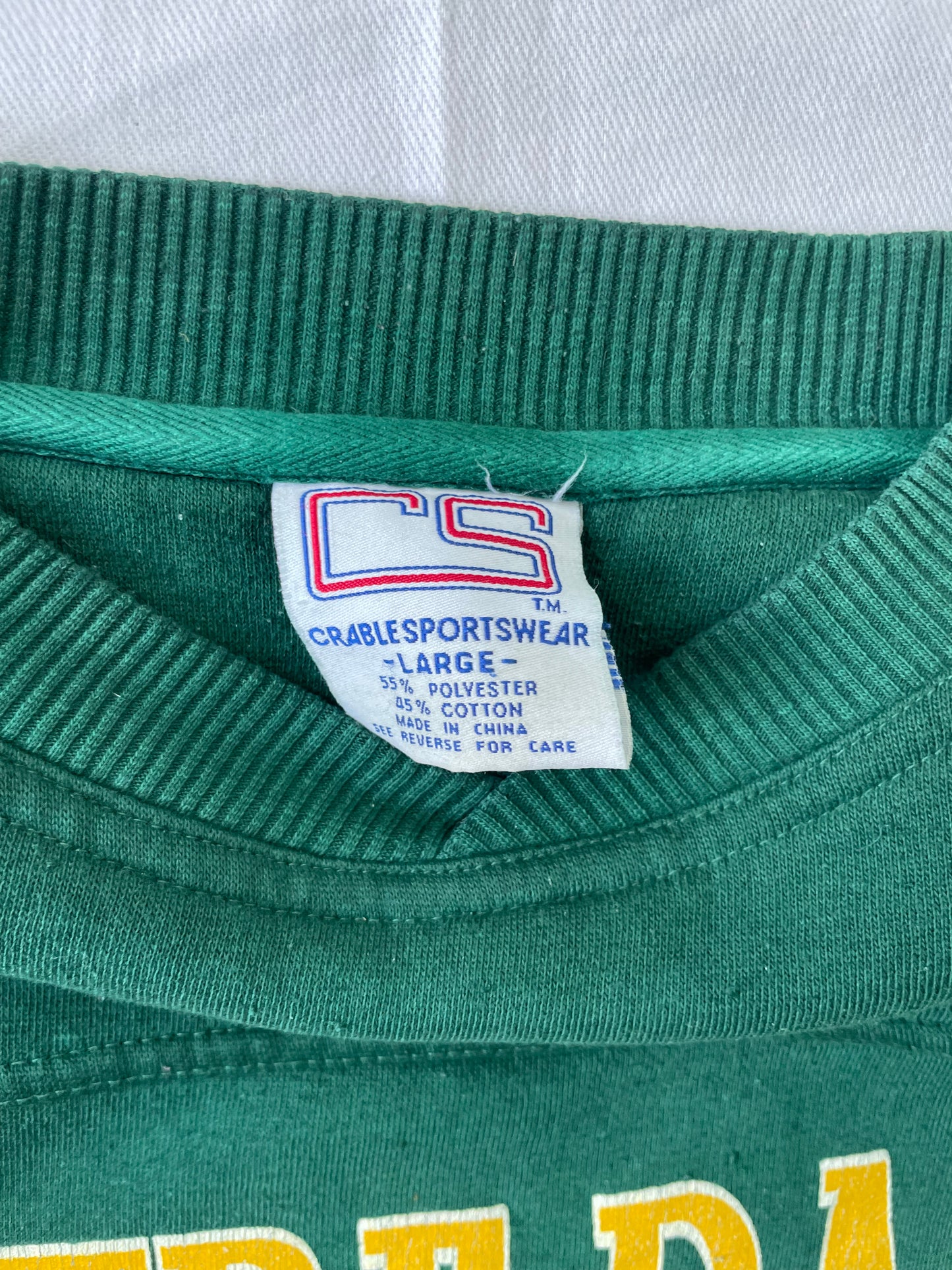 Vintage Notre Dame Fighting Irish Crewneck Large