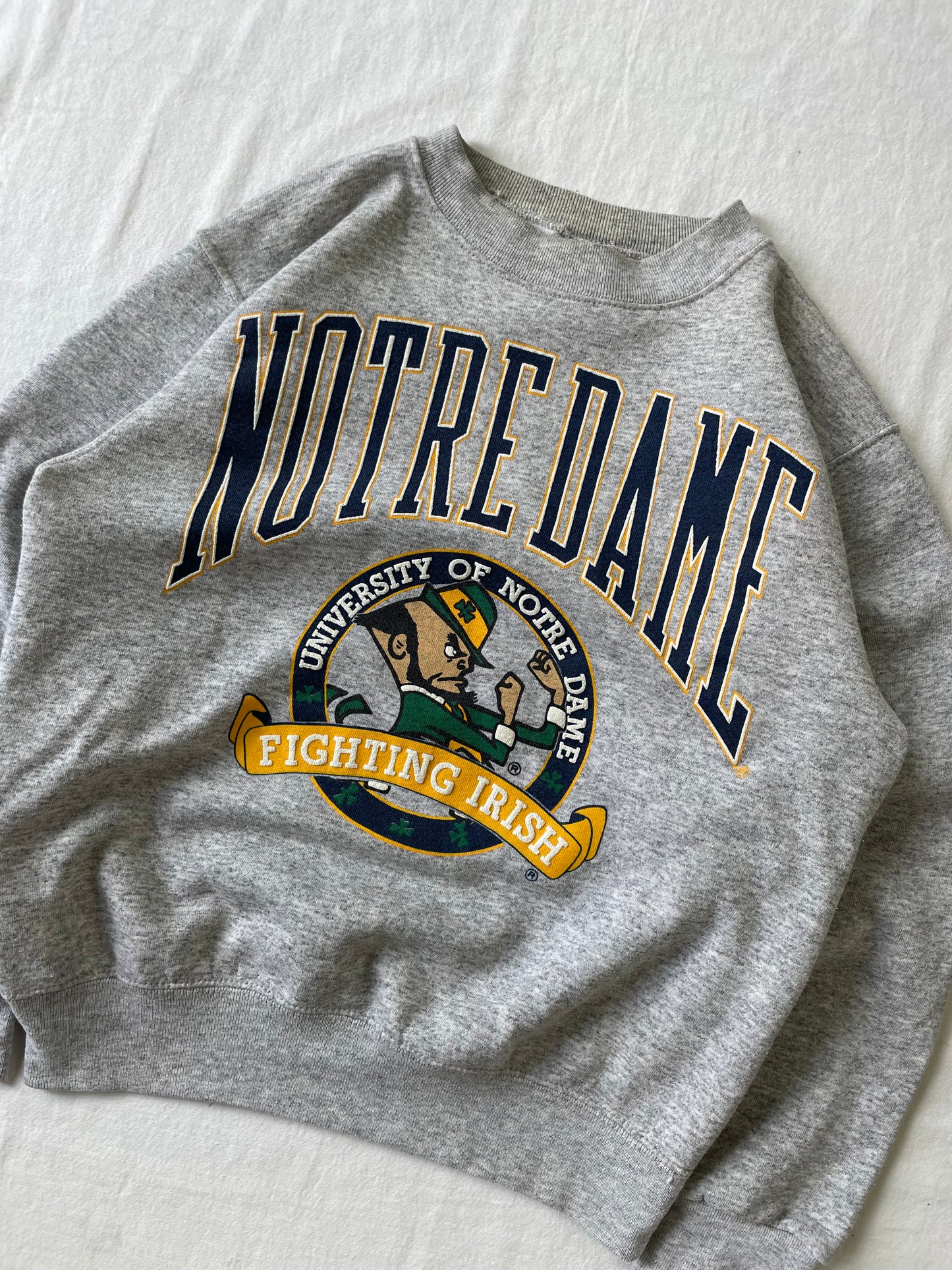 Vintage Notre Dame Crewneck Medium