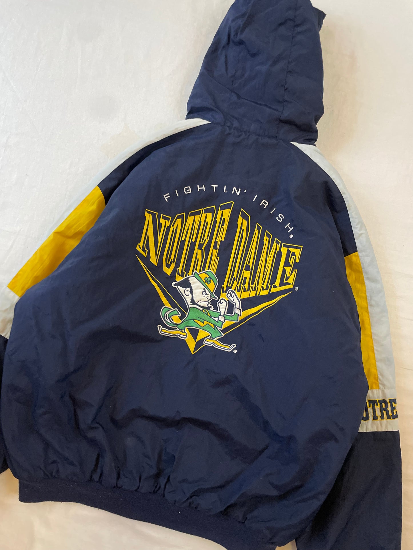 Vintage Notre Dame Puffer Jacket XLarge