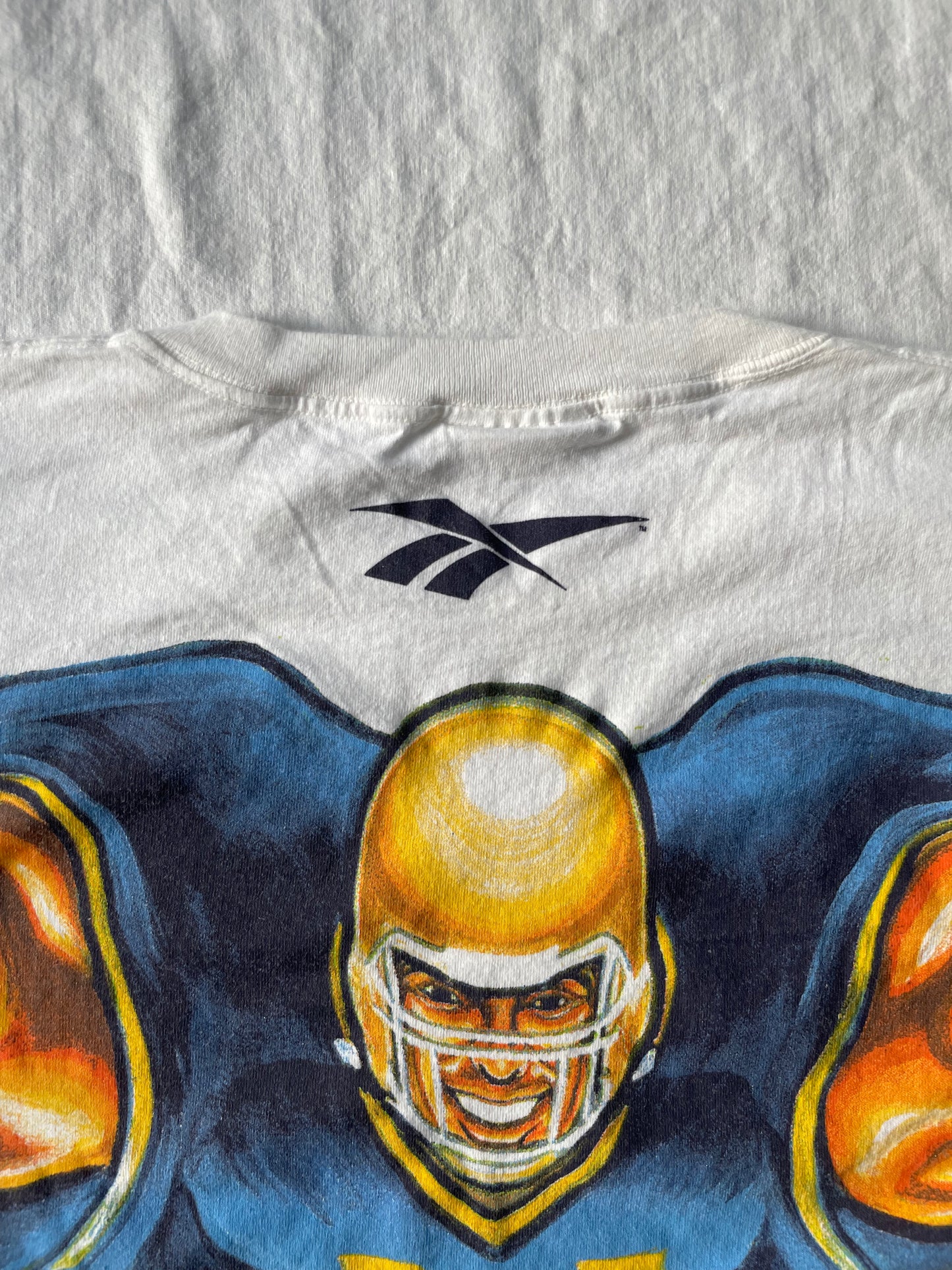 Vintage Notre Dame Reebok Football Tee Large/XLarge