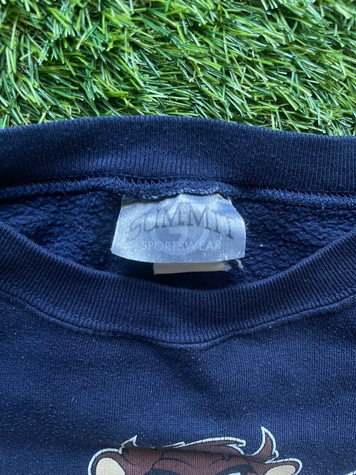 Vintage Notre Dame Taz Crewneck Sweatshirt 2XL/3XL