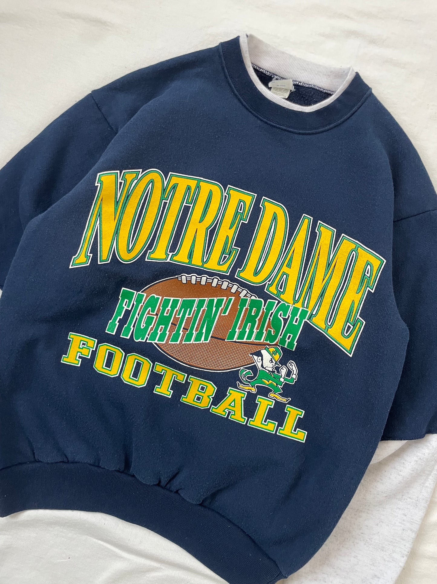 Vintage Notre Dame Football Crewneck Medium