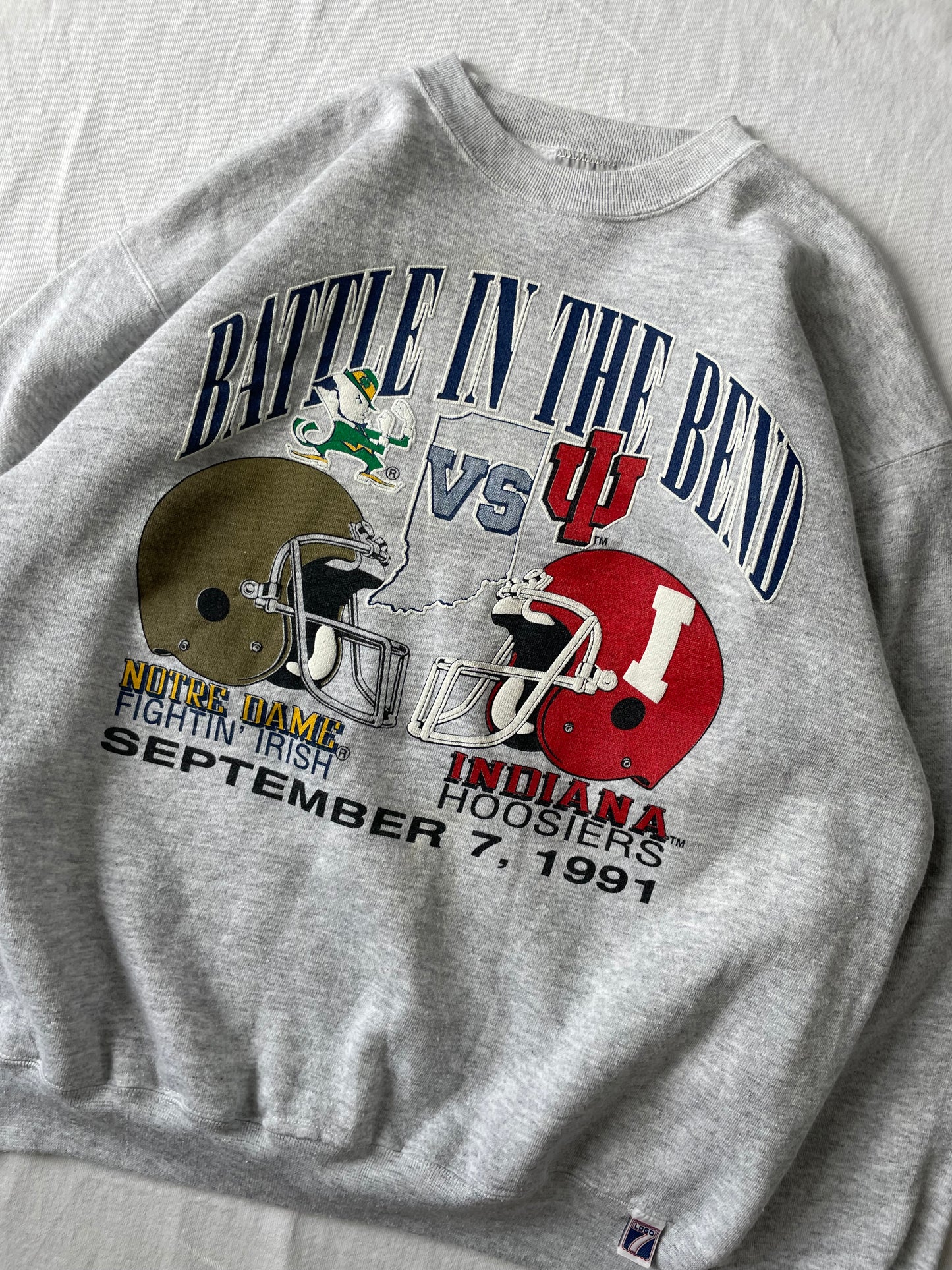 Vintage ND VS IU Crewneck XLarge