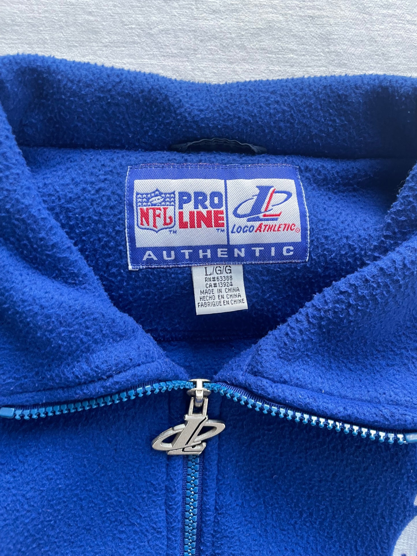 Vintage Indianapolis Colts Quarter Zip Large