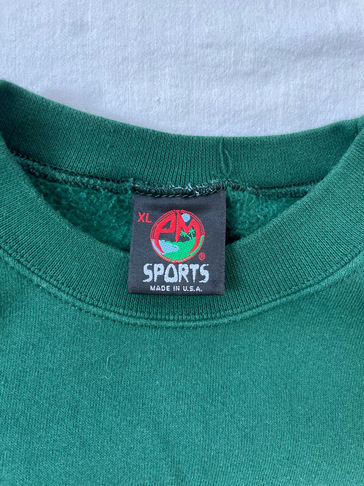 Vintage Notre Dame Green Crewneck XLarge