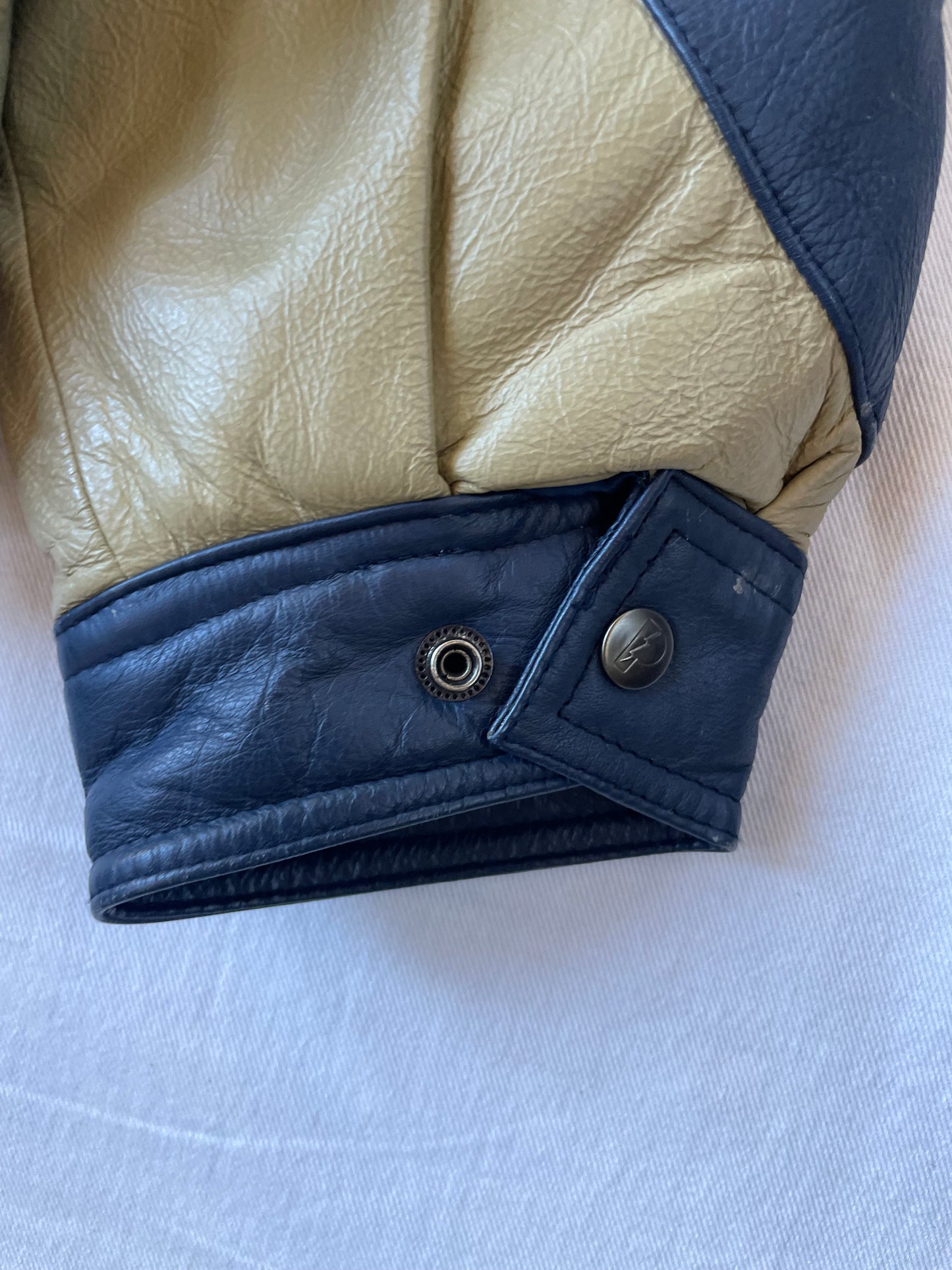 Vintage Notre Dame Leather Jacket 2XL