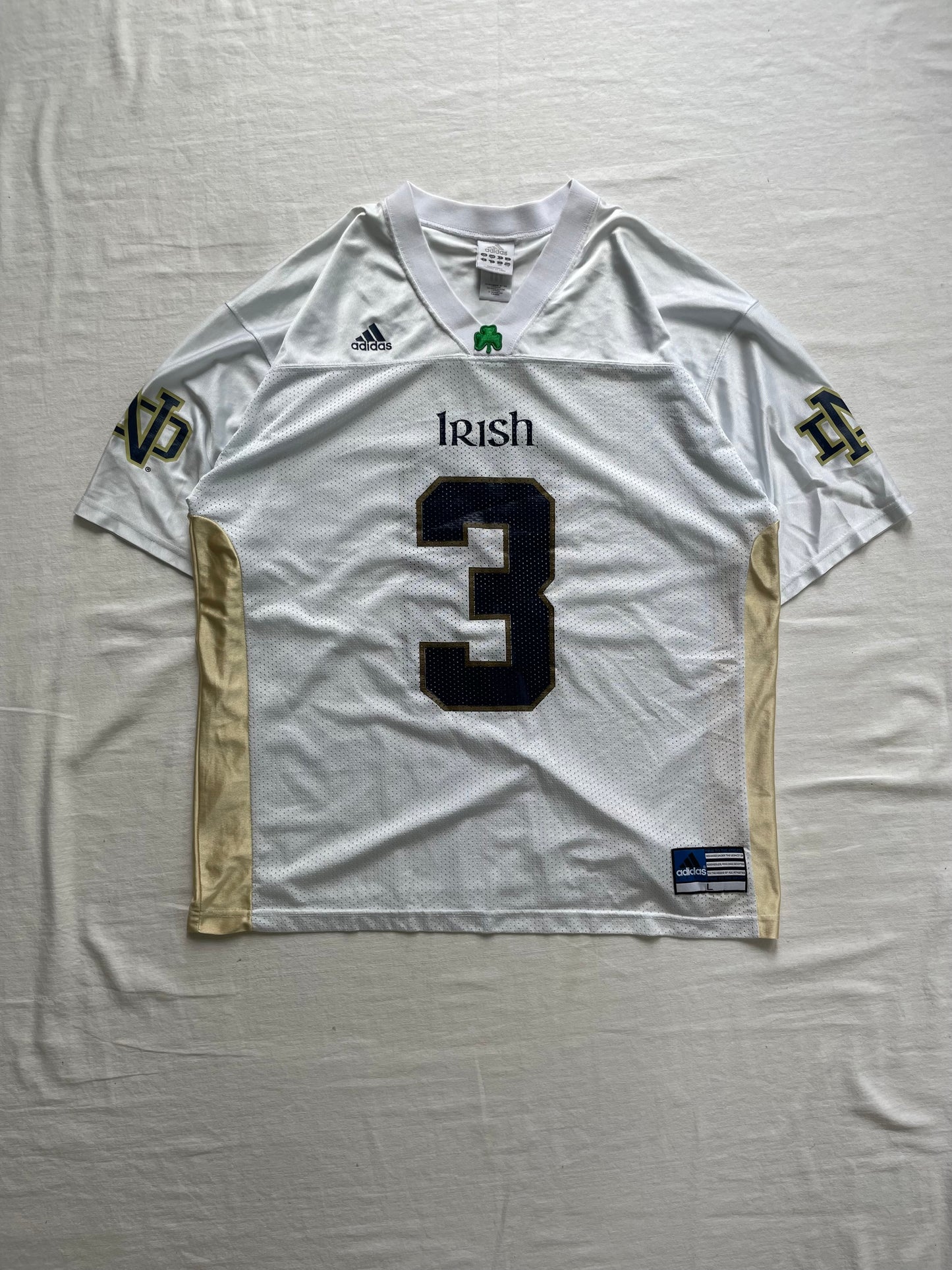 Vintage Notre Dame Football Jersey Large
