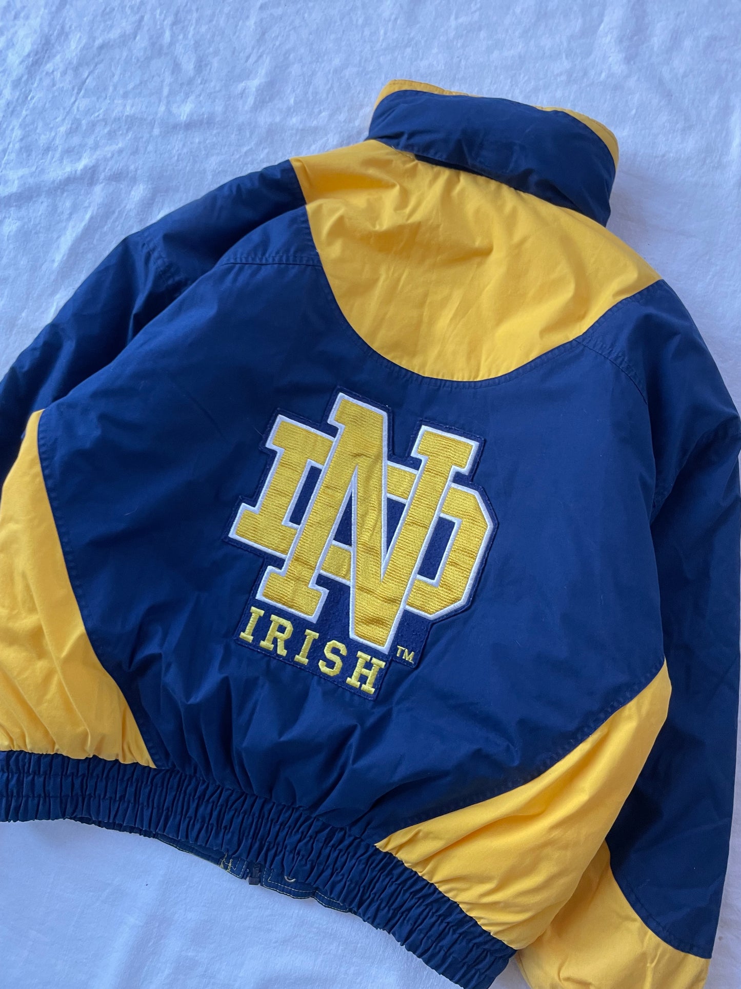 Vintage Notre Dame Puffer Jacket Large