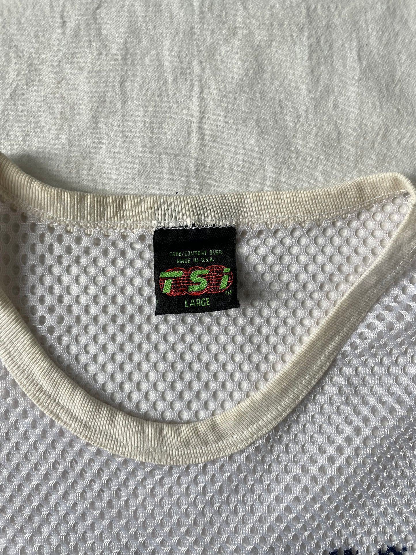 Vintage Notre Dame Cropped Football Jersey Large