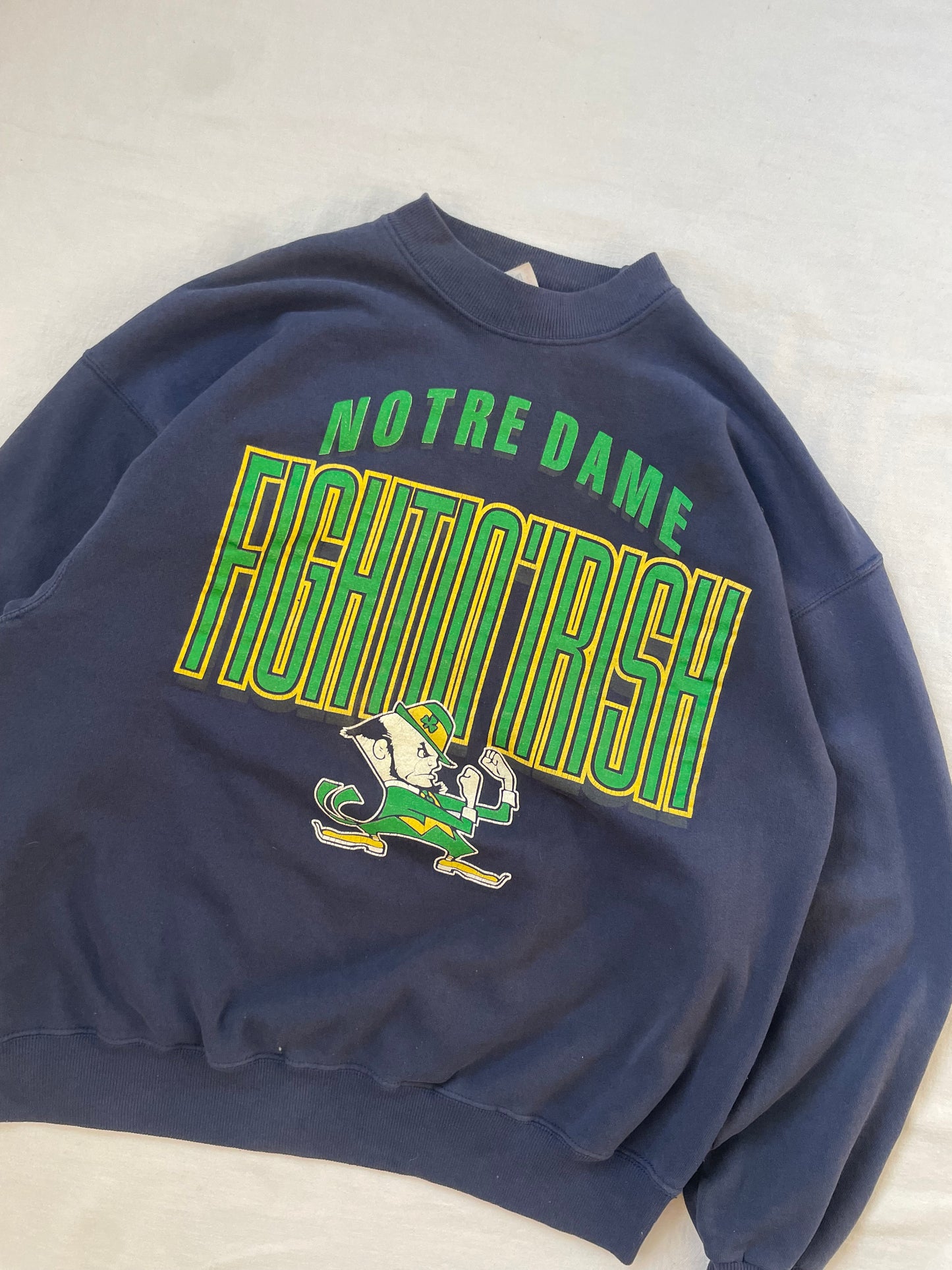 Vintage Notre Dame Fightin Irish Crewneck Large/XLarge