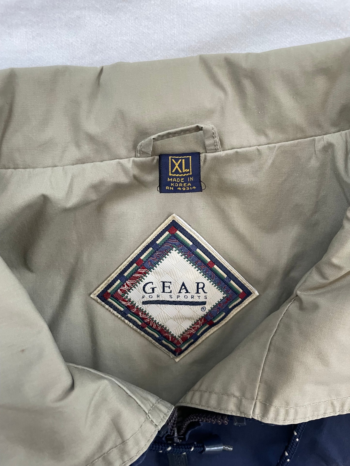 Vintage Notre Dame Jacket XLarge