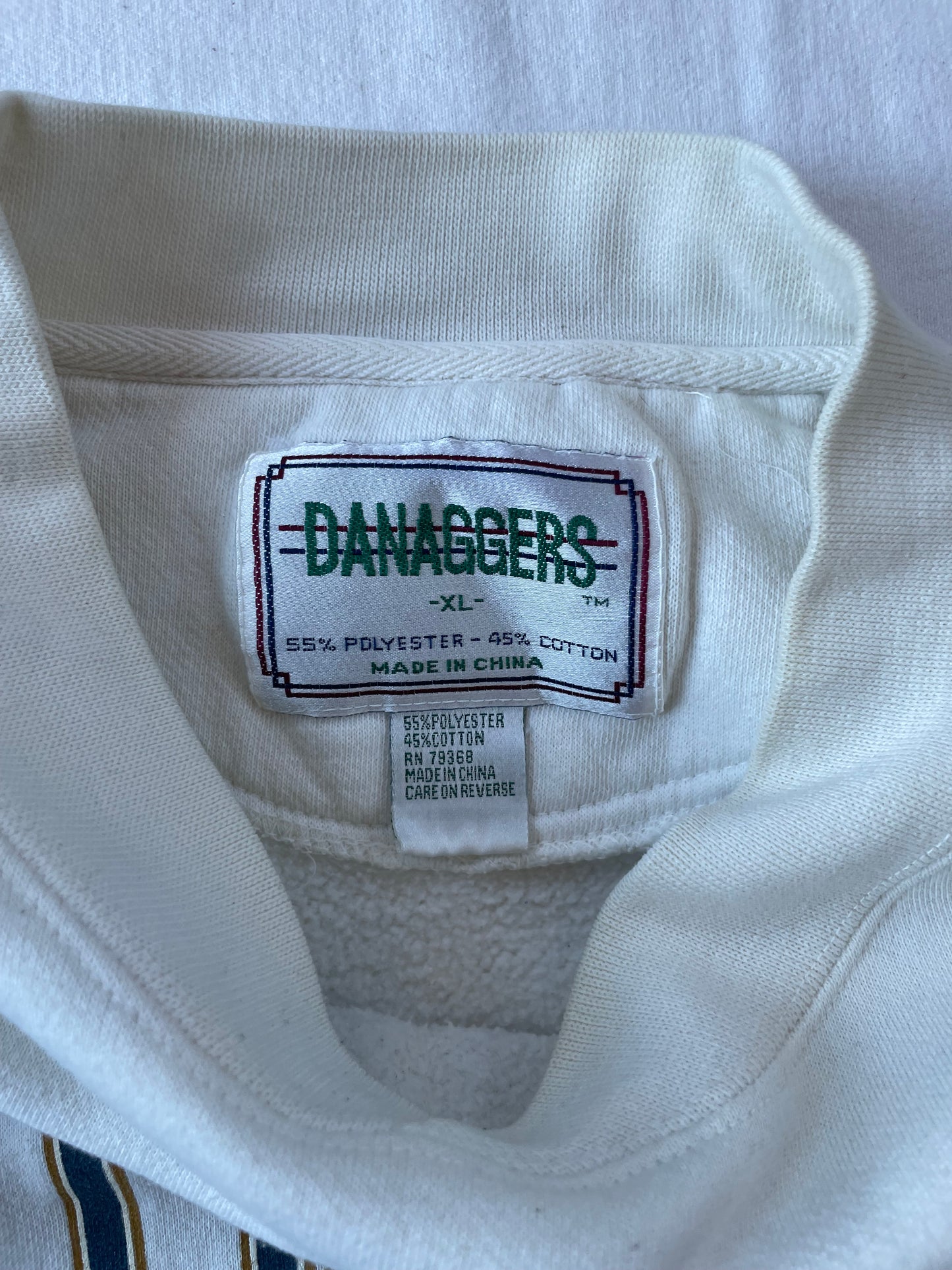 Vintage Notre Dame Distressed Crewneck XLarge