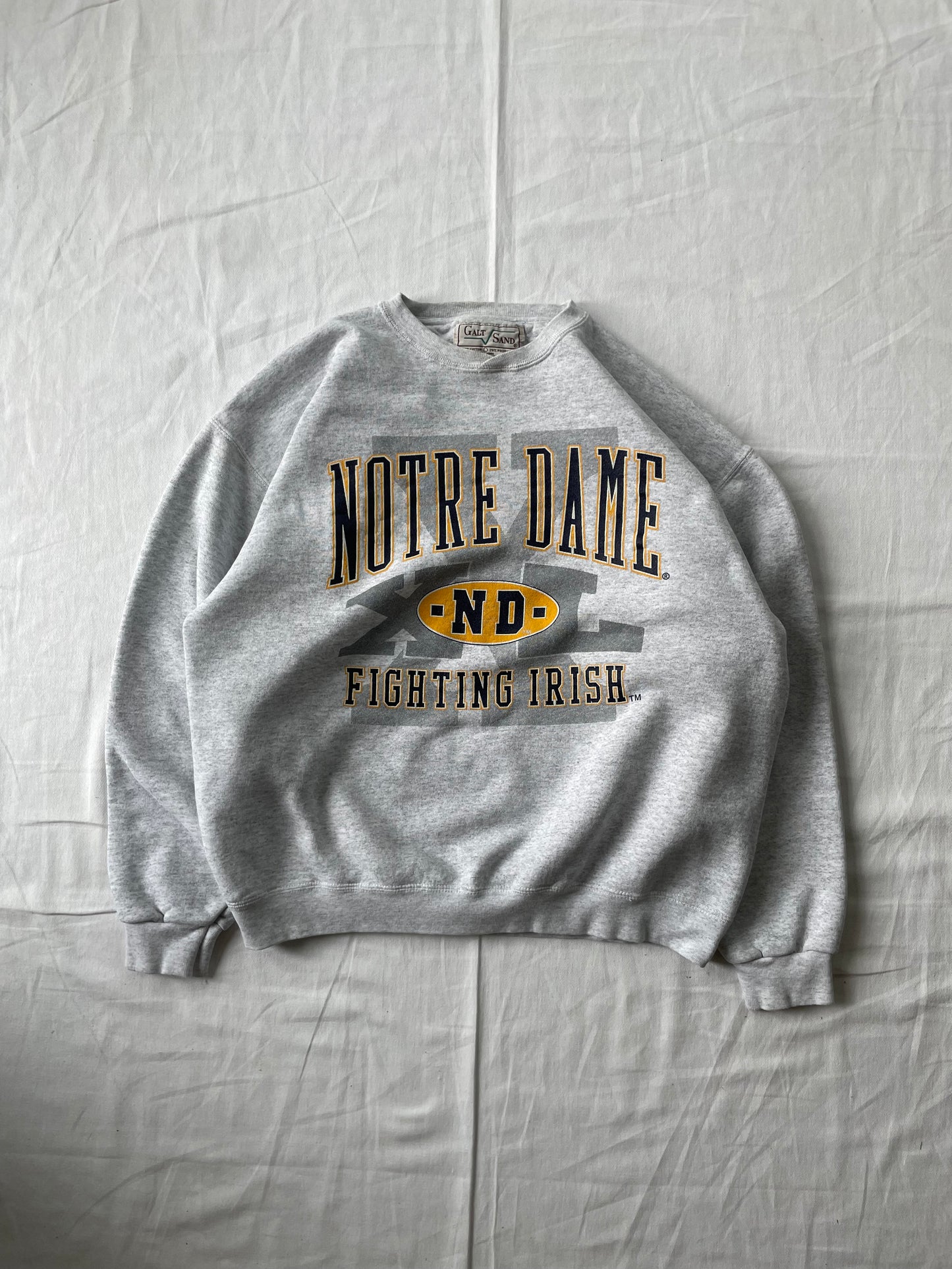 Vintage Notre Dame Fighting Irish Crewneck Large