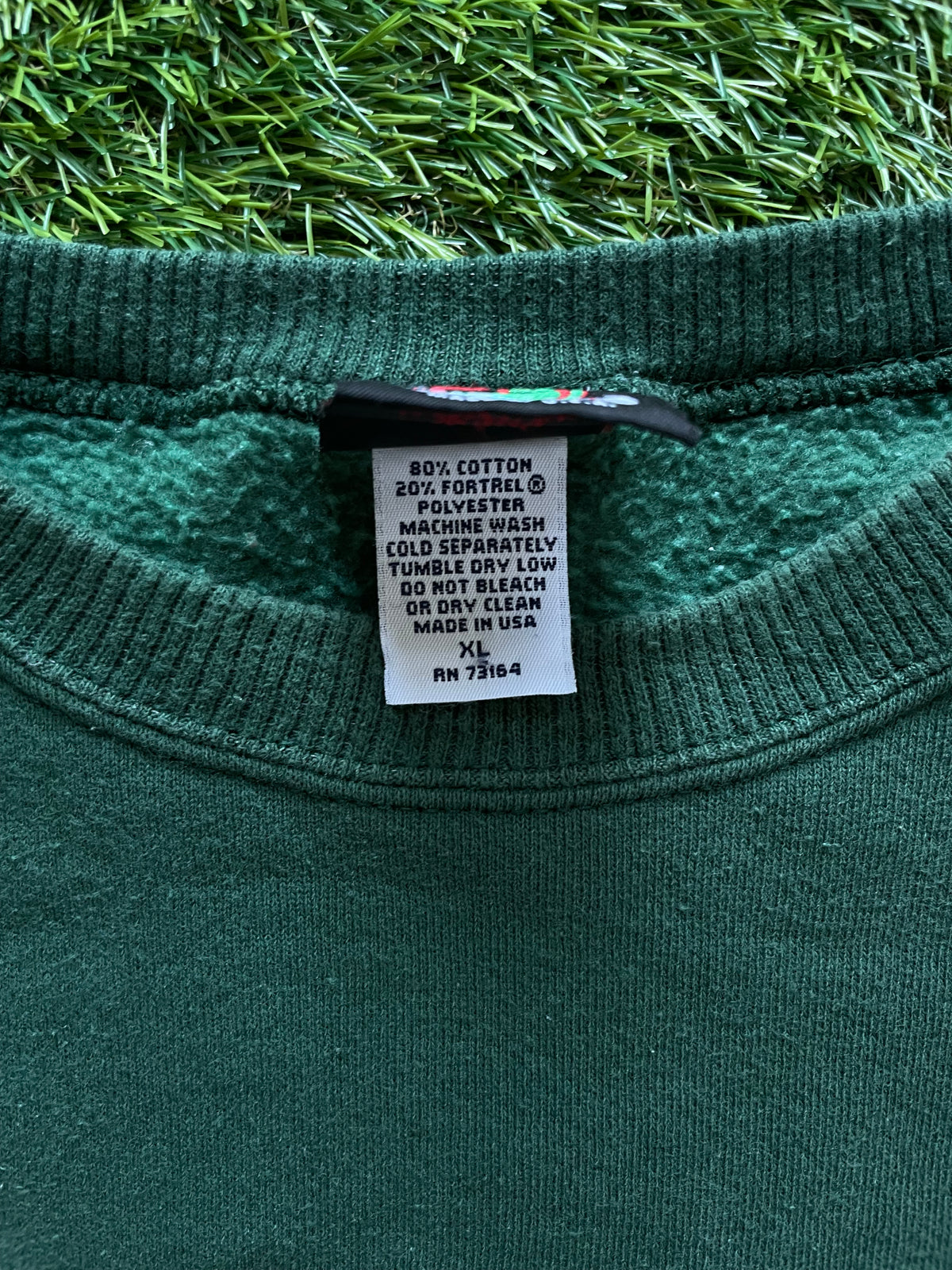 Vintage Notre Dame Fighting Irish Green Crewneck Sweatshirt XLarge