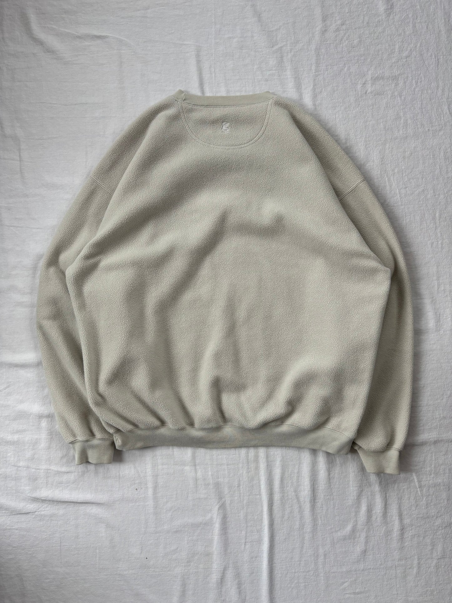 Vintage Notre Dame Cream Fleece Crewneck 2XL