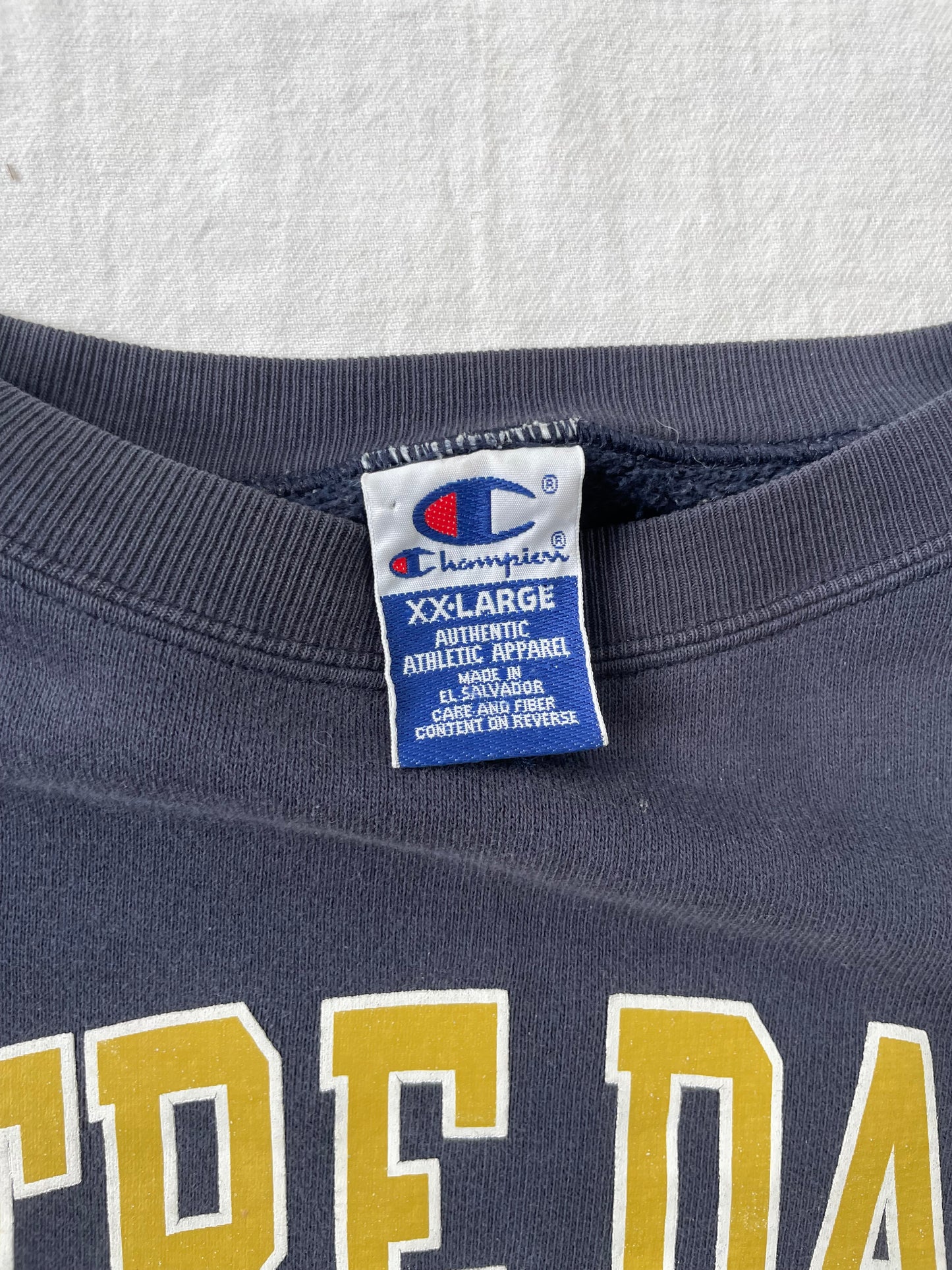 Vintage Notre Dame Fighting Irish Crewneck 2XL