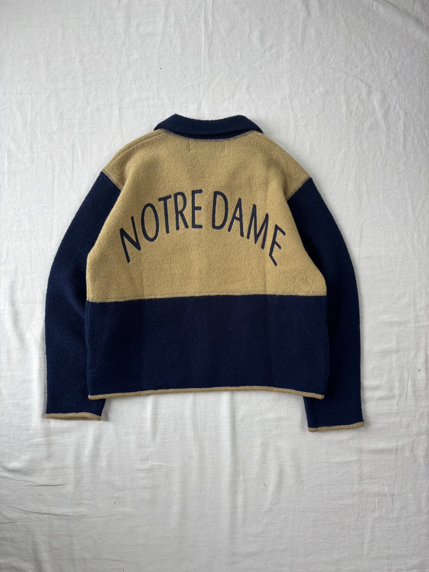 Vintage Notre Dame Zip Up Jacket Women’s Small