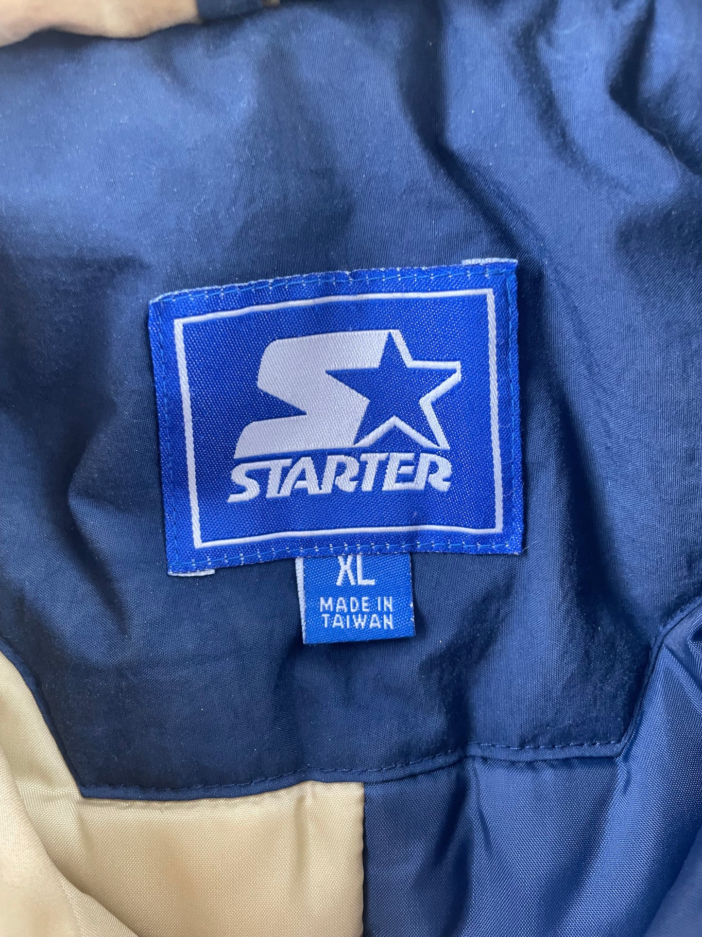 Vintage Notre Dame Starter Puffer Jacket XLarge