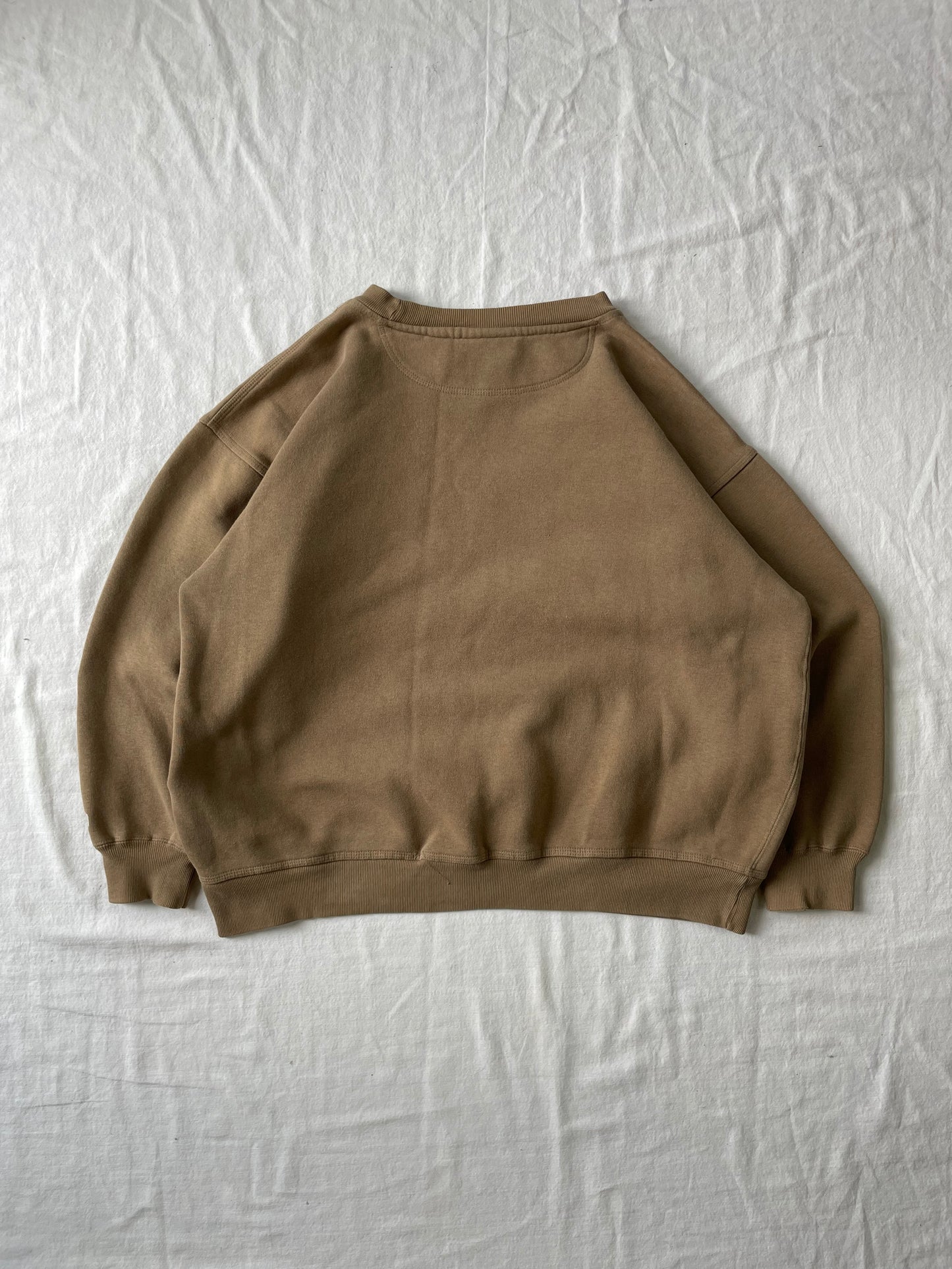 Vintage Notre Dame Mocha Brown Crewneck XLarge