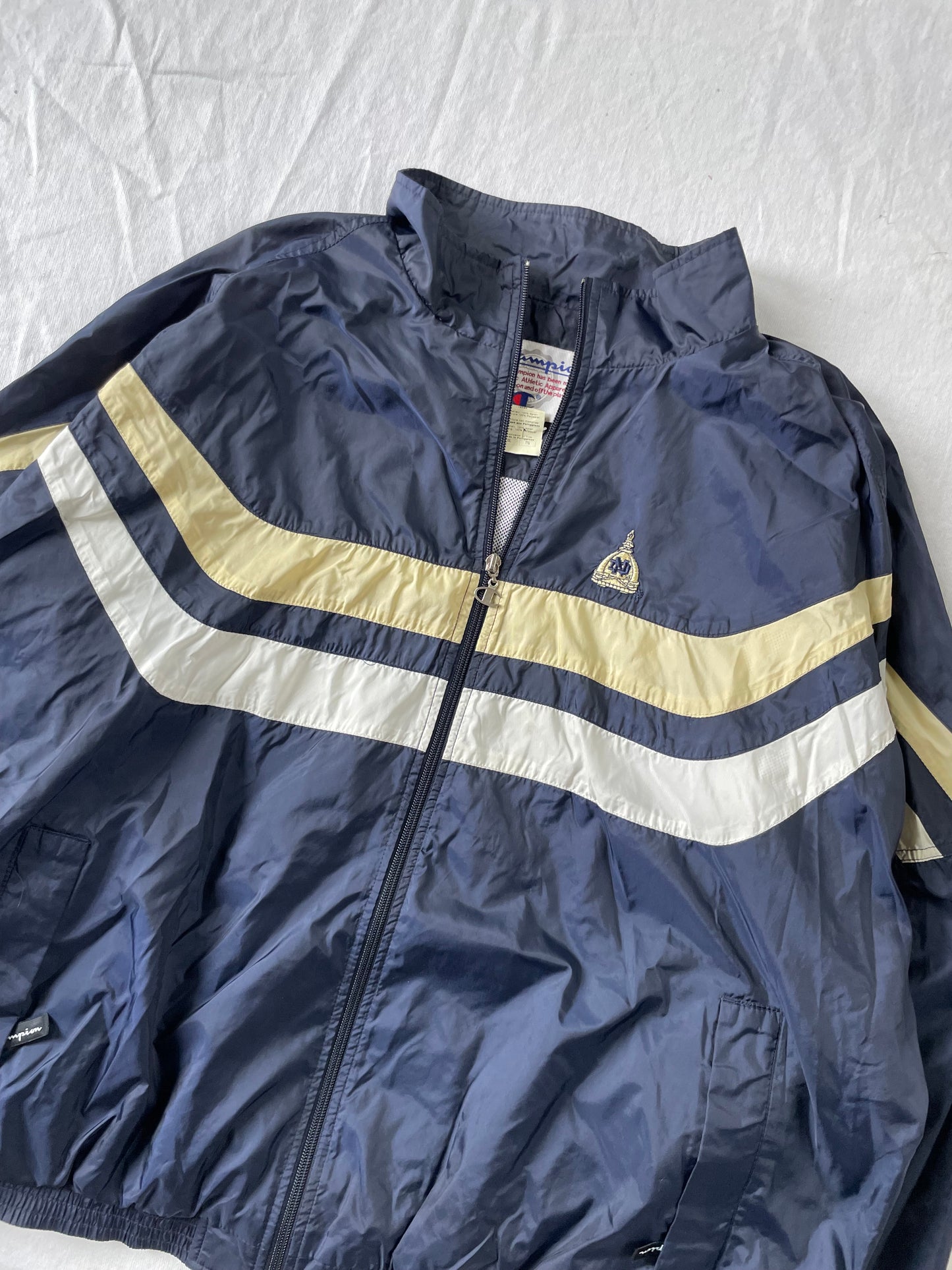 Vintage Notre Dame Champion Windbreaker Jacket 2XL