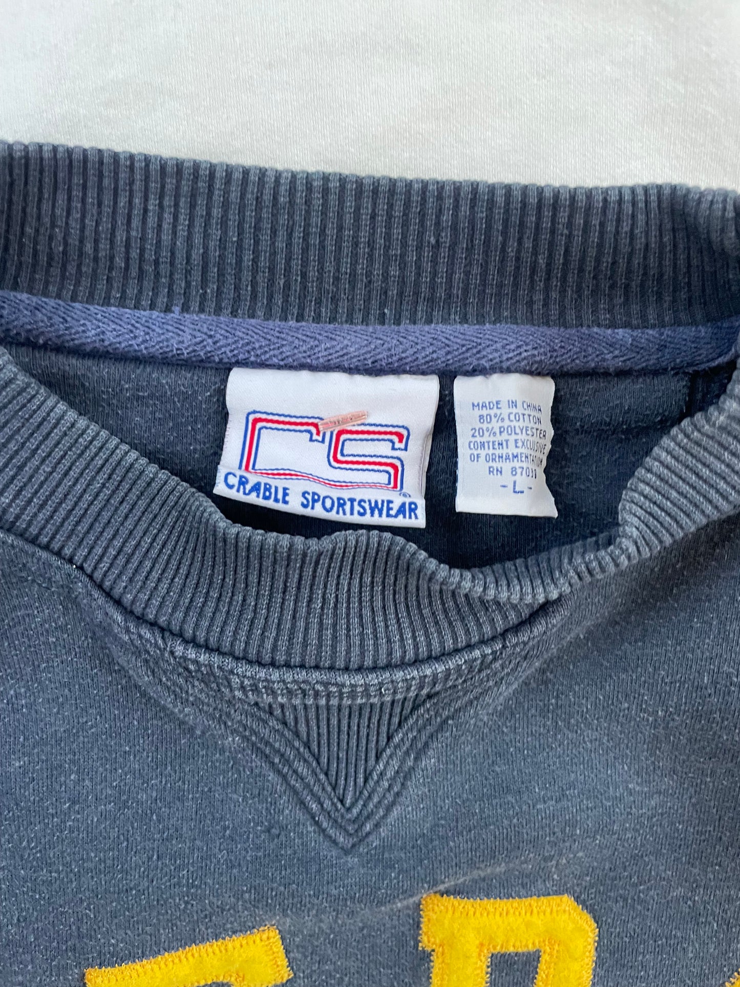 Vintage Notre Dame Crewneck Large
