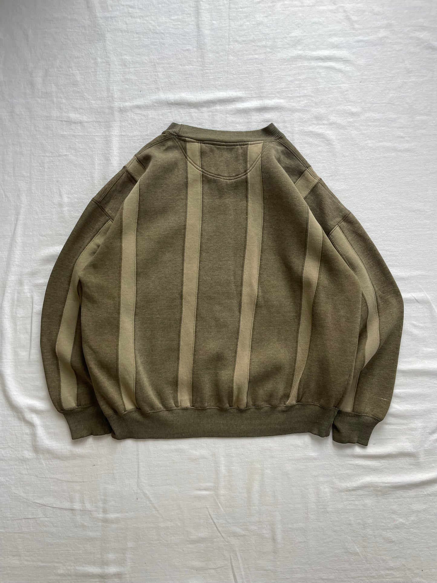 Vintage Notre Dame Striped Crewneck Medium/Large