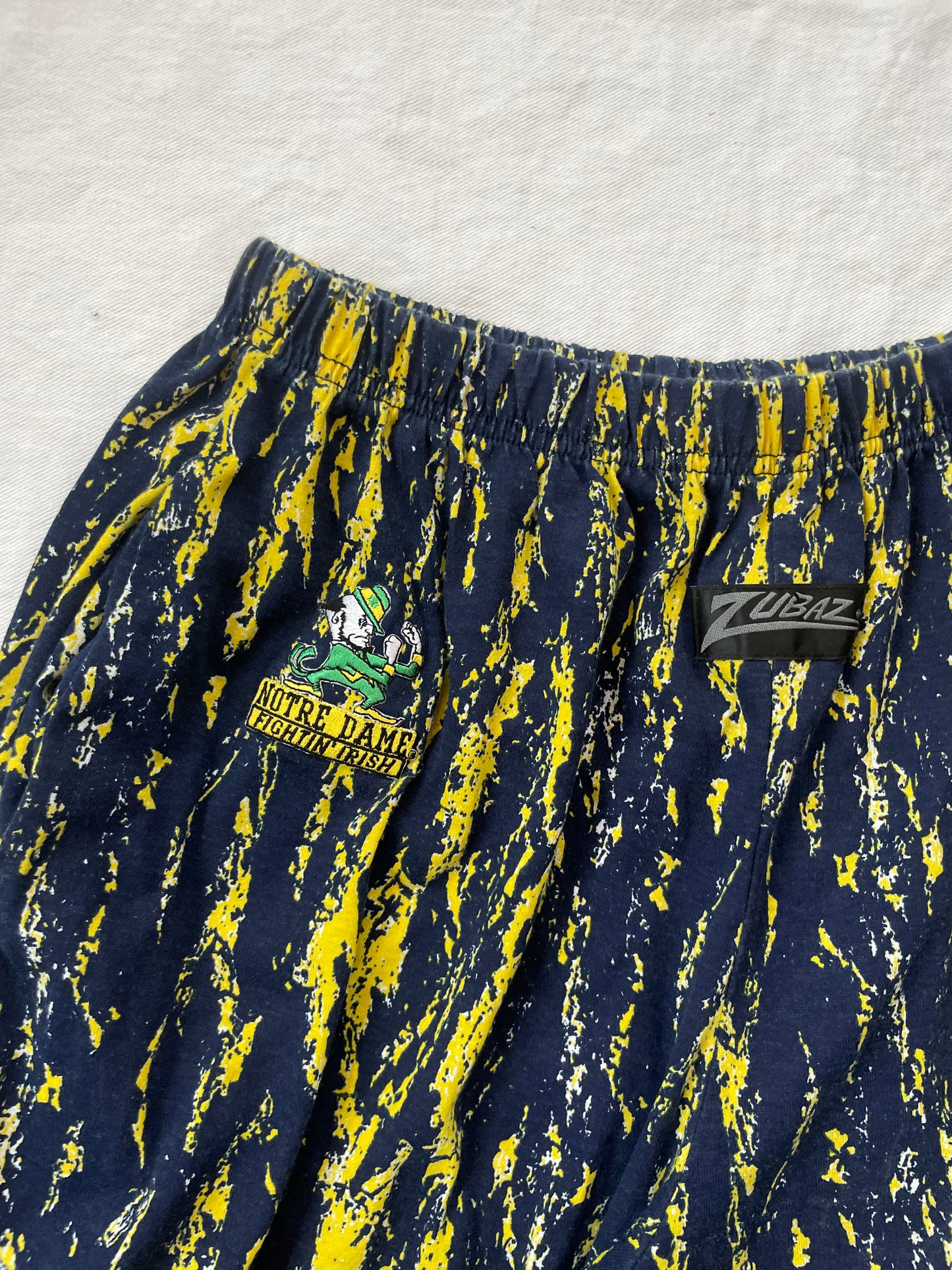 Vintage Notre Dame Zubaz Tailgate Pants Medium/Large