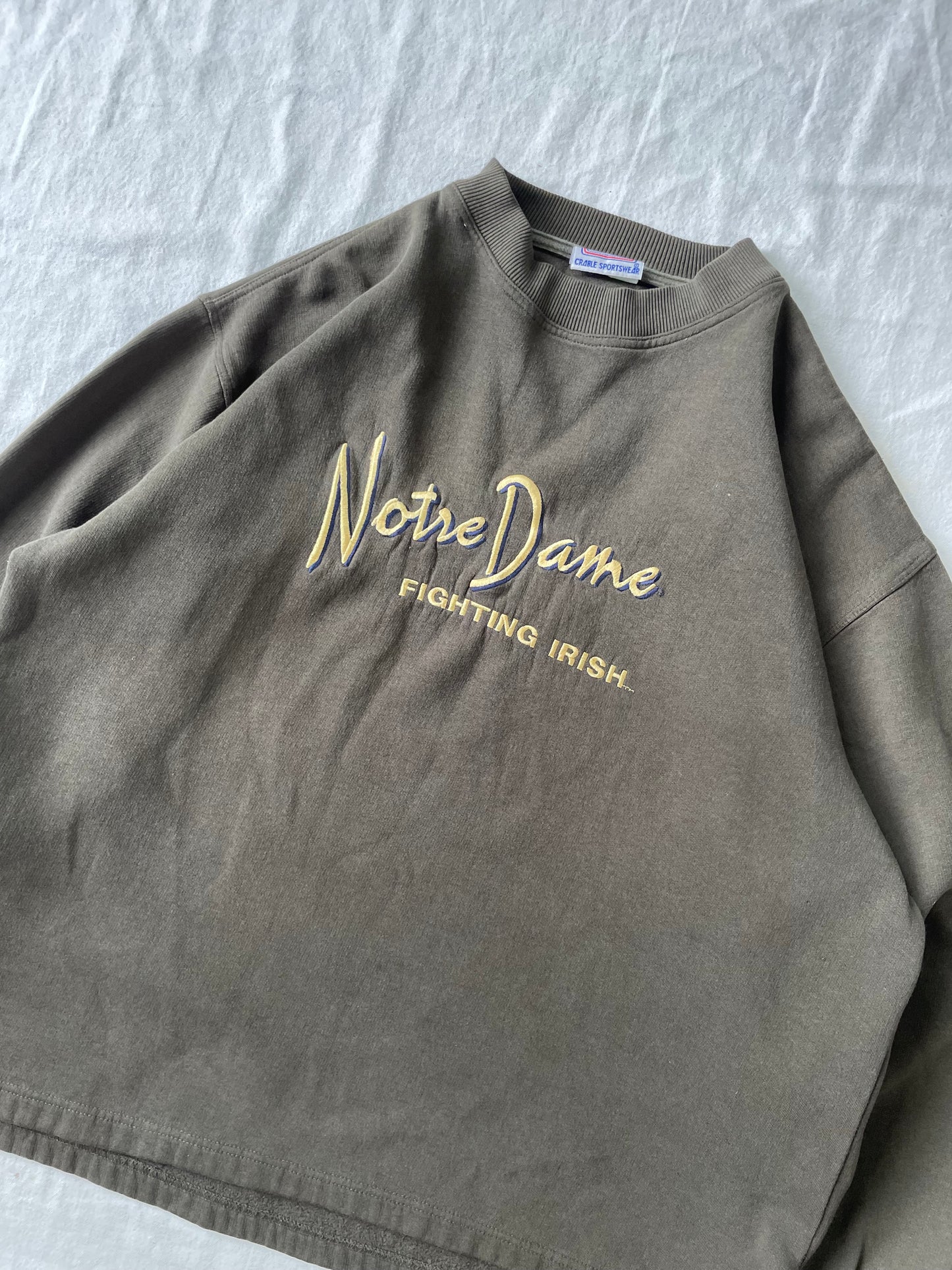 Vintage Notre Dame Crewneck Large/XLarge
