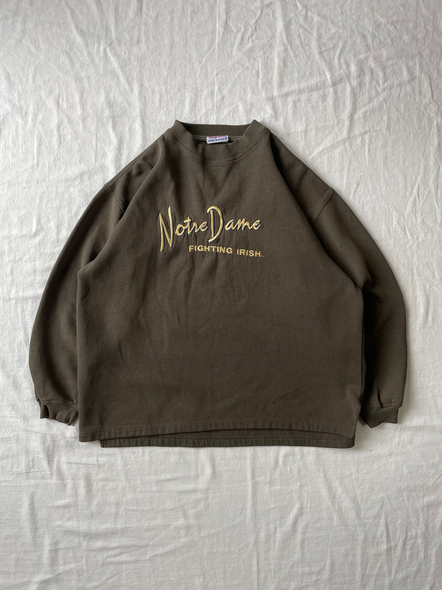 Vintage Notre Dame Crewneck Large/XLarge