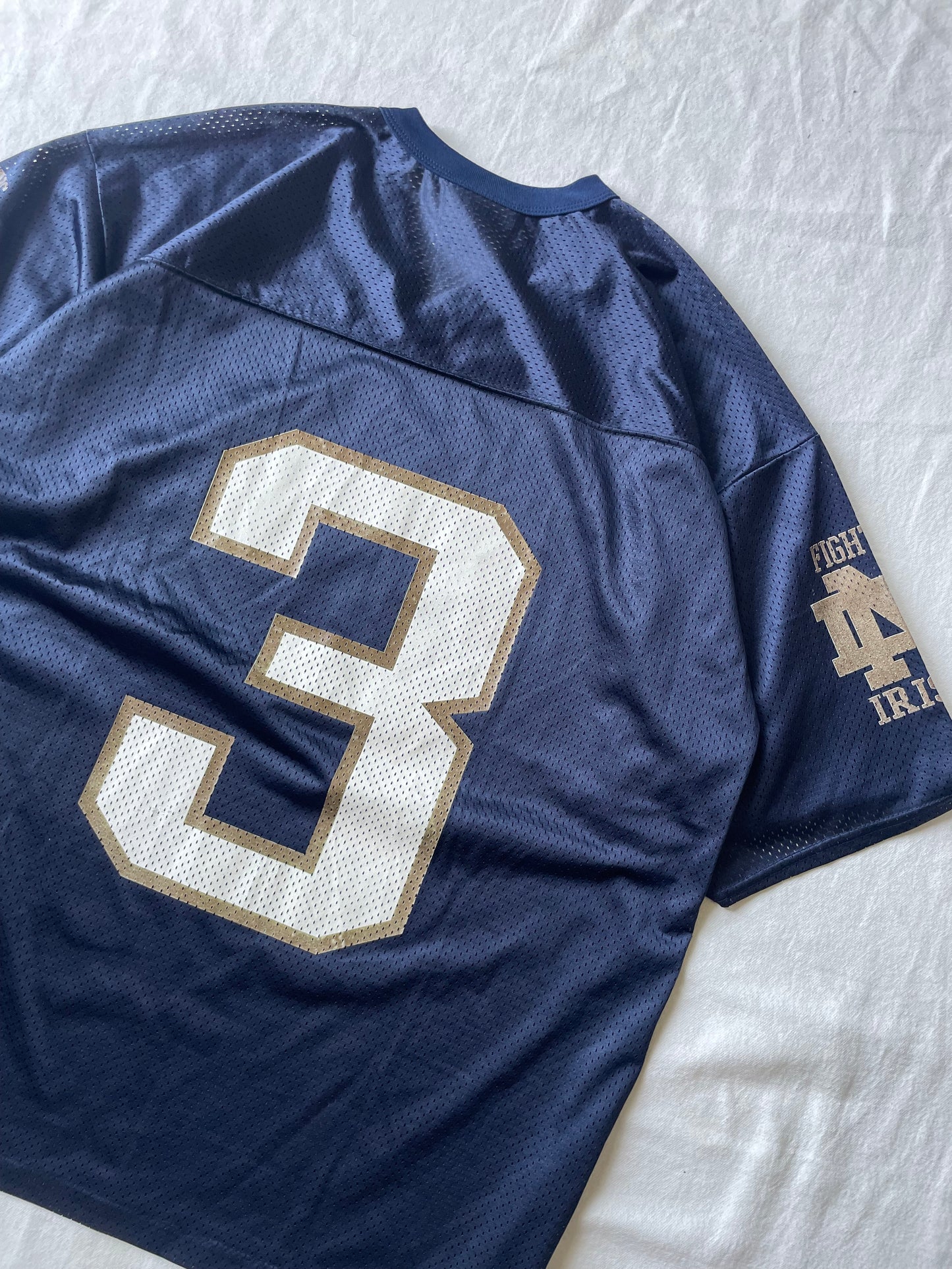 Vintage Notre Dame Football Jersey Large