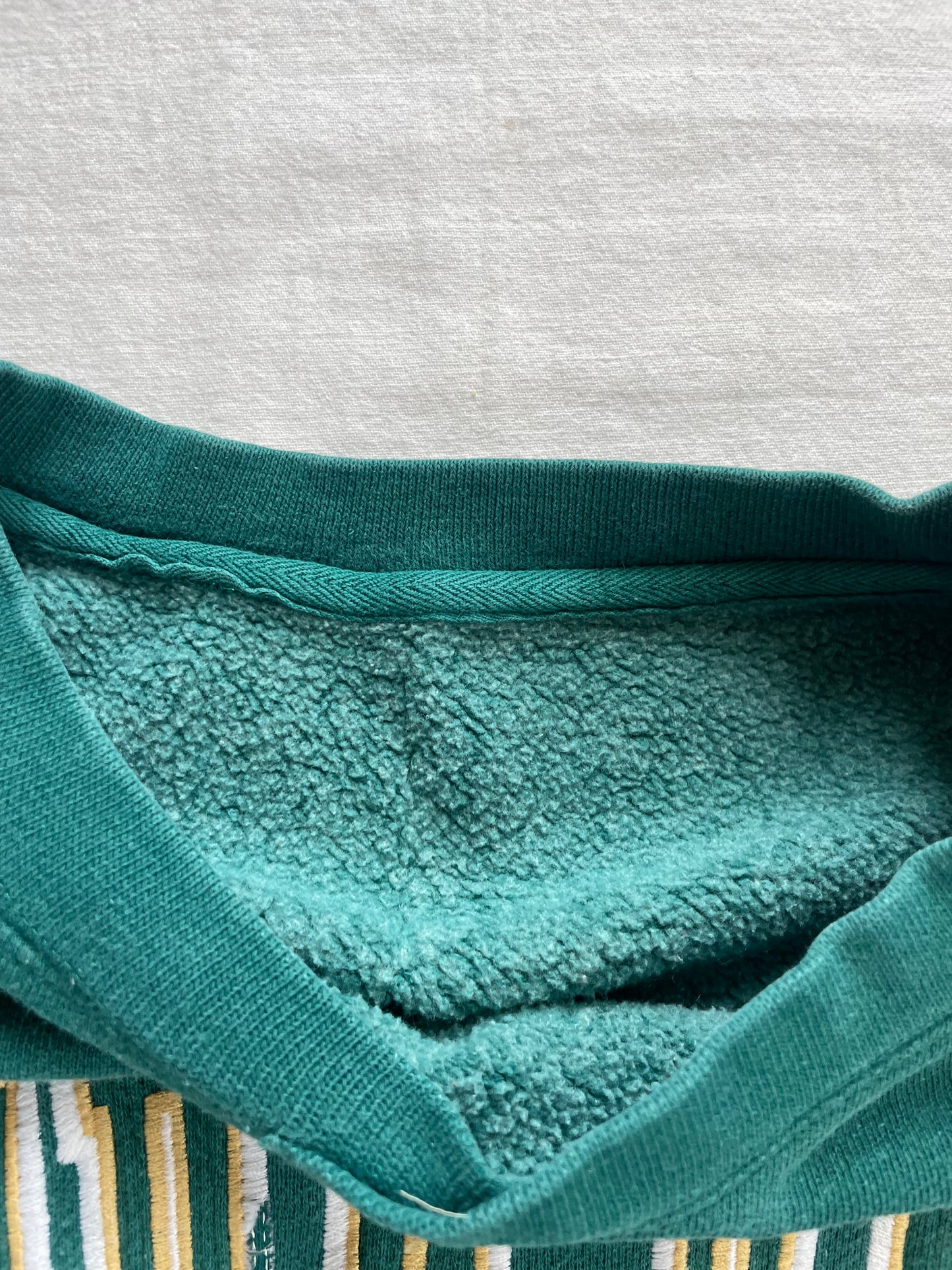 Vintage Notre Dame Green Crewneck Large