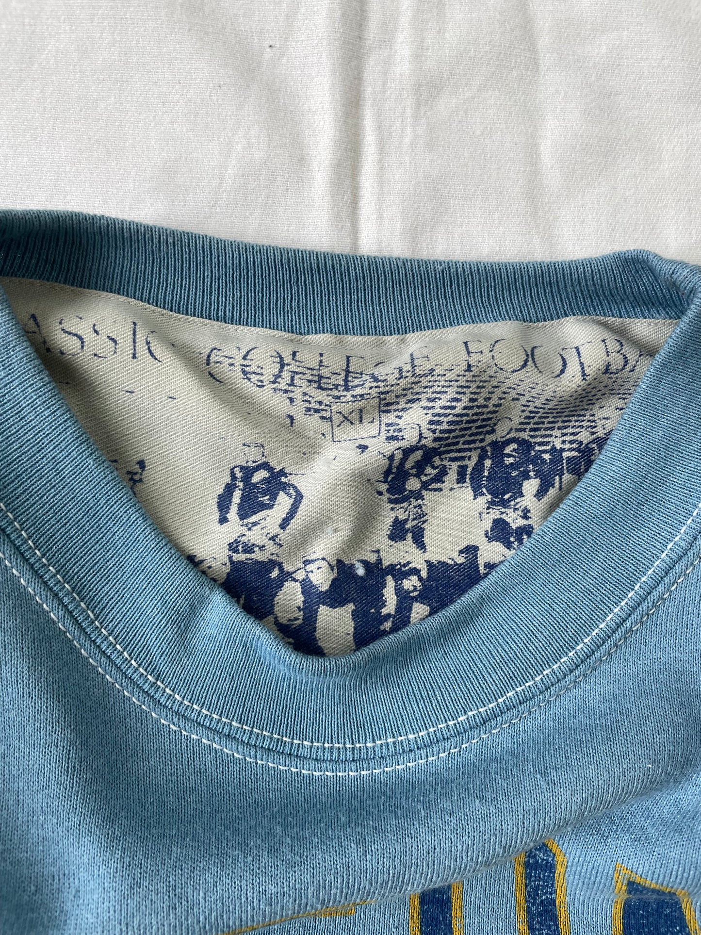 Vintage Notre Dame Four Horsemen Light Blue Crewneck XLarge