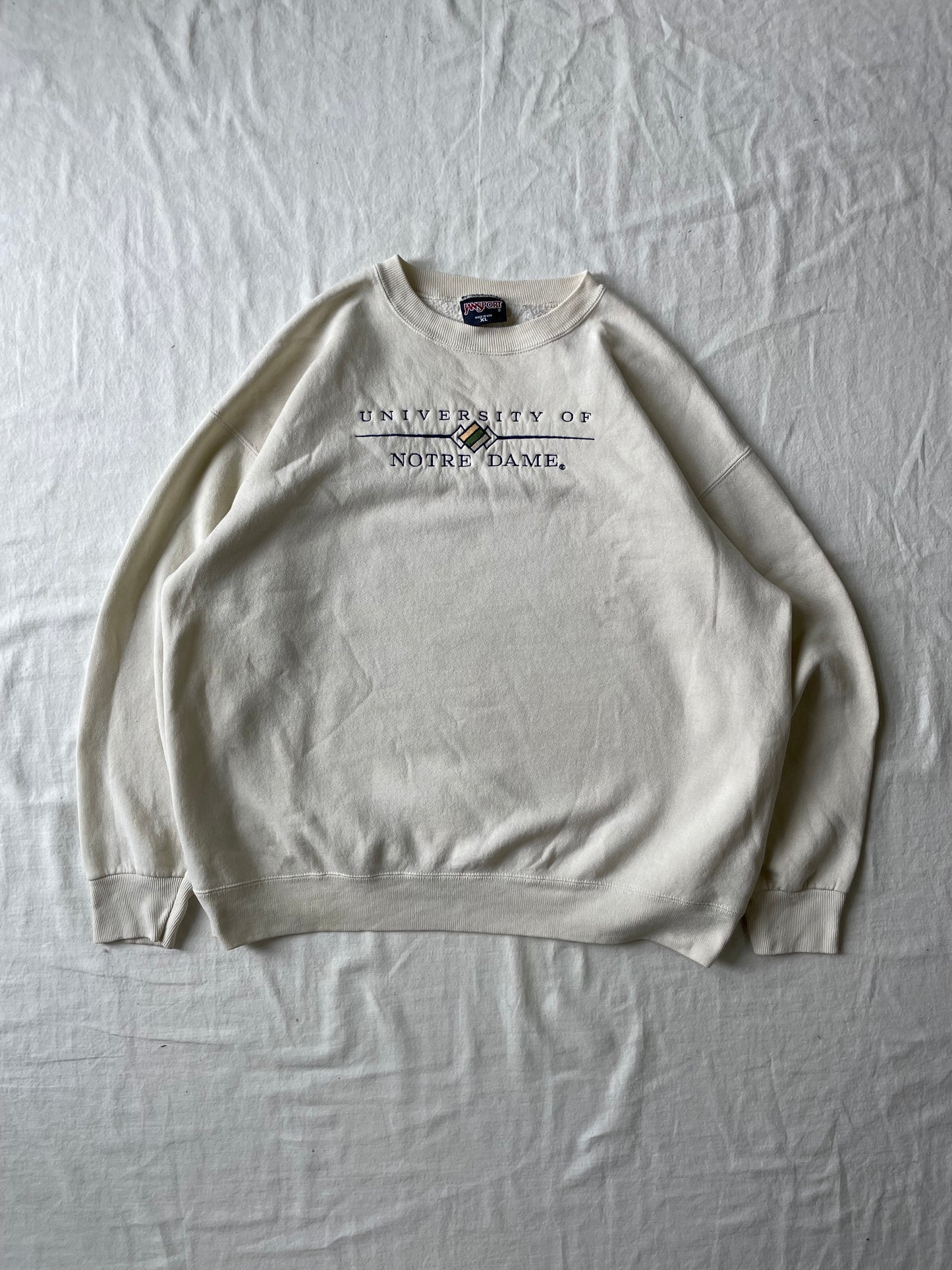Vintage Notre Dame Crewneck XLarge