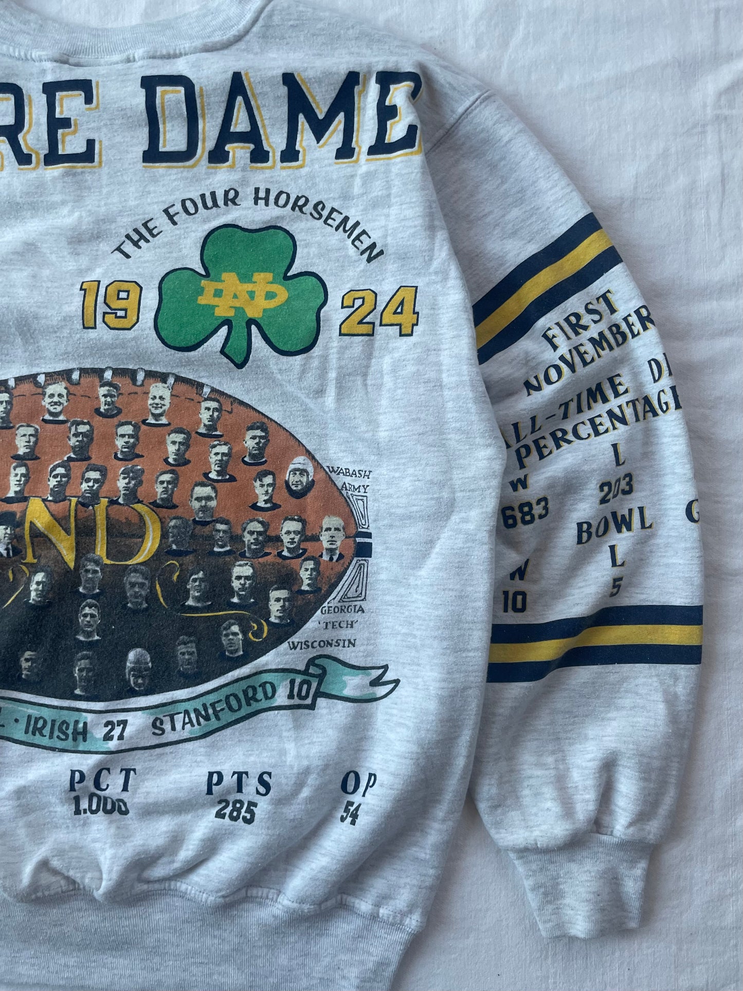 Vintage Notre Dame Championship Crewneck Large
