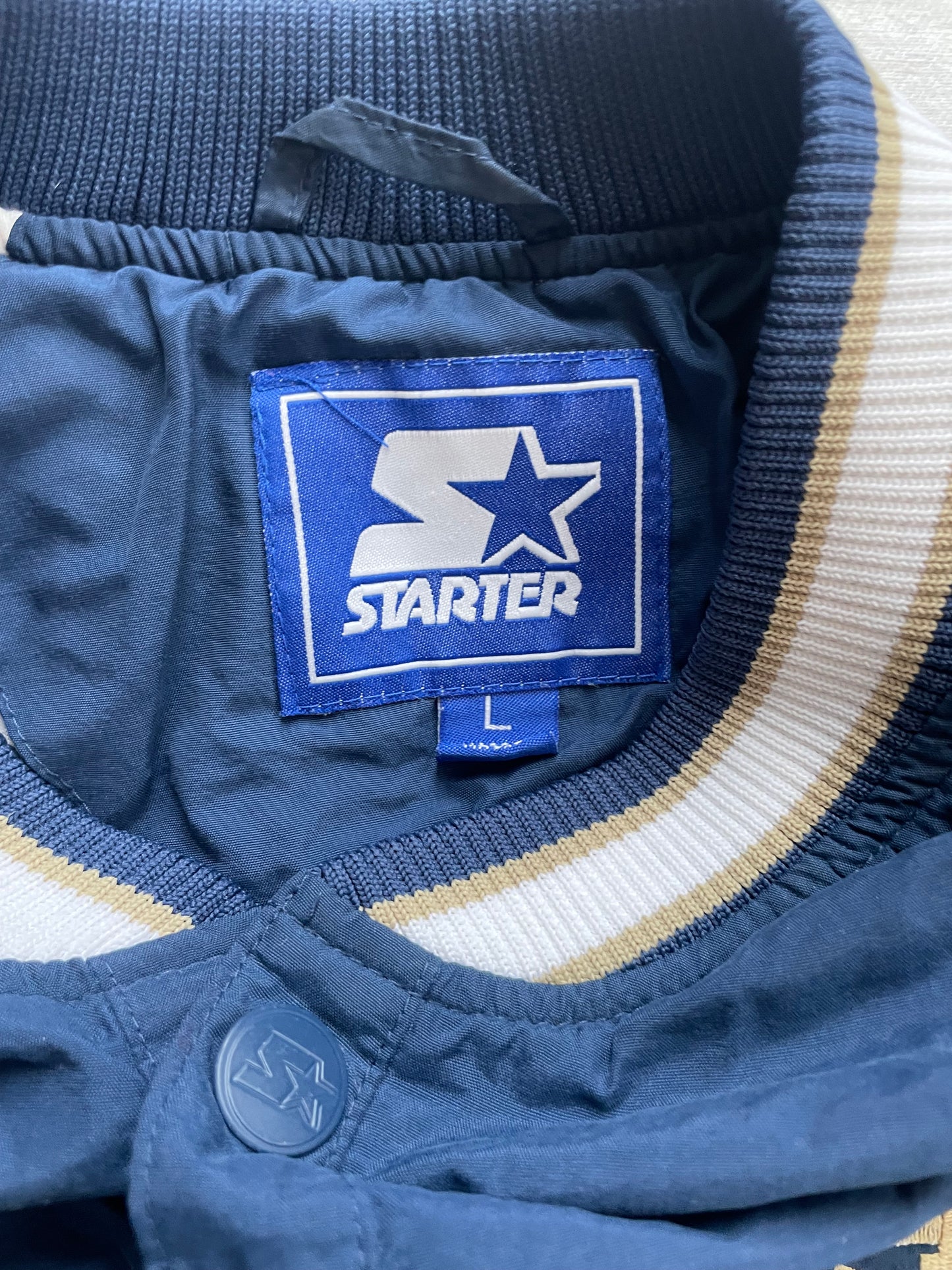 Vintage Notre Dame Windbreaker Pullover Large