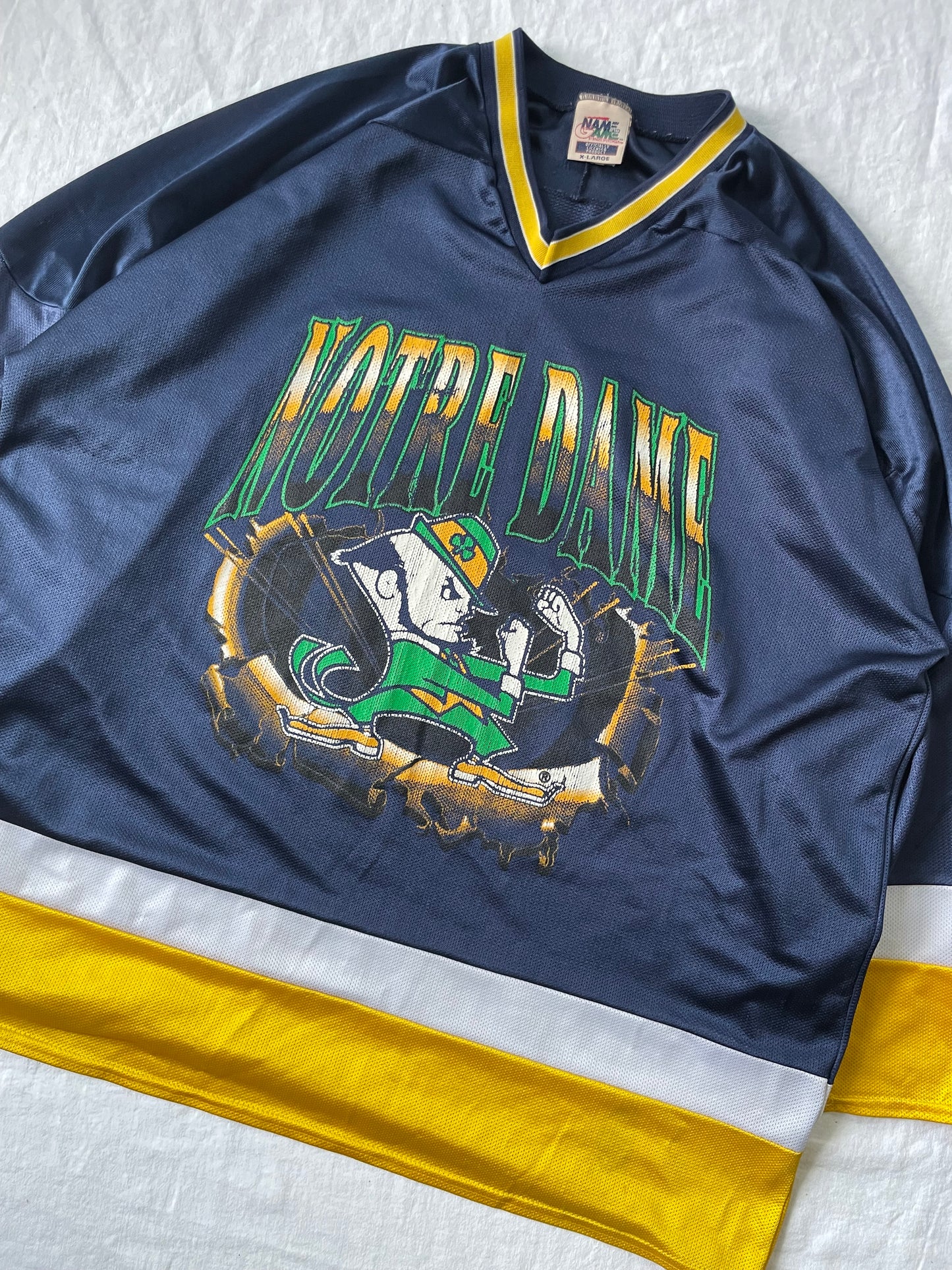 Vintage Notre Dame Hockey Jersey XLarge/2XL