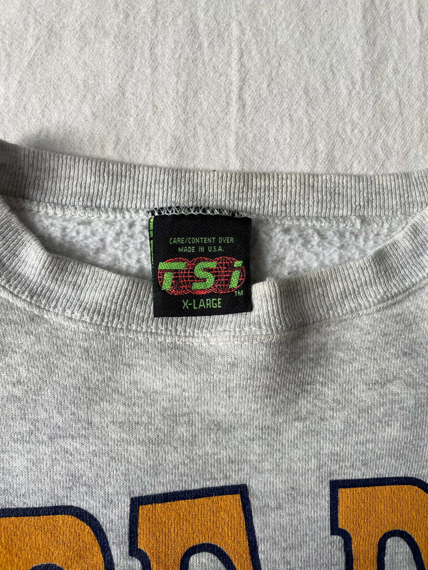 Vintage Notre Dame Spell Out Crewneck XLarge