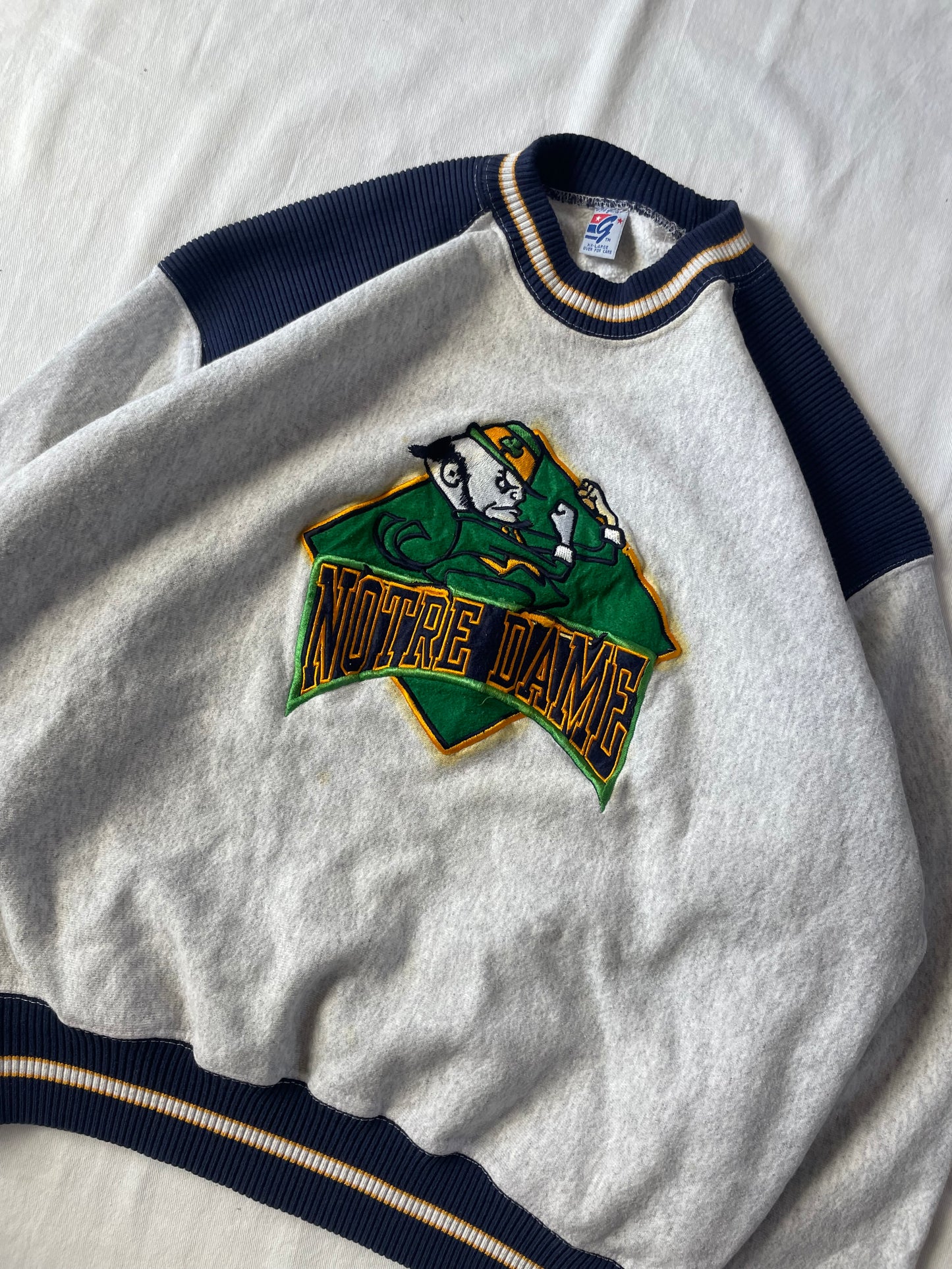 Vintage Notre Dame Crewneck XLarge/2XL
