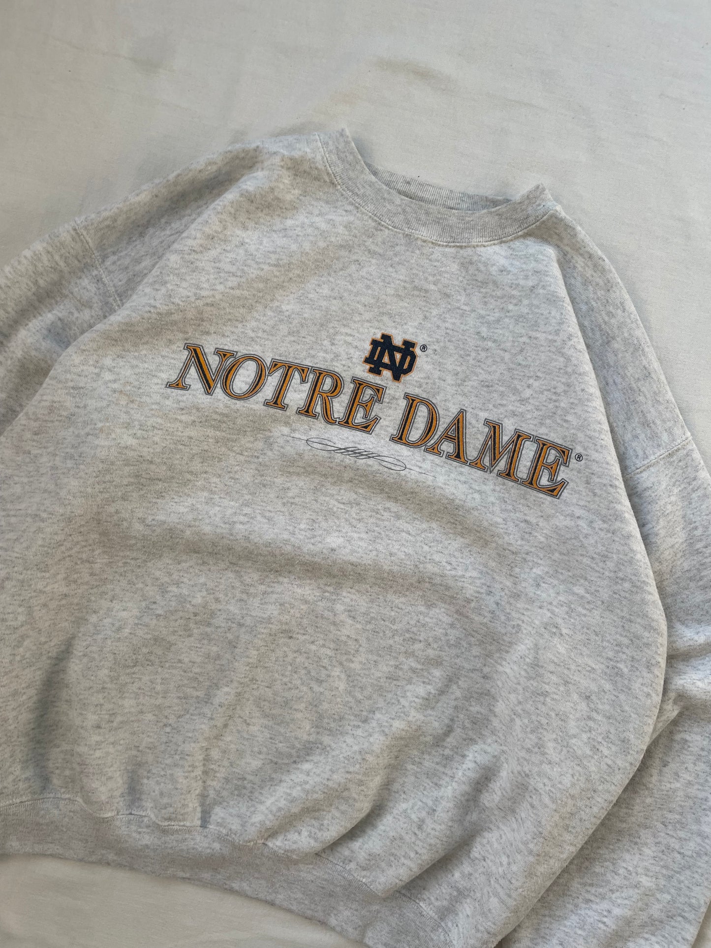 Vintage Notre Dame Crewneck Large